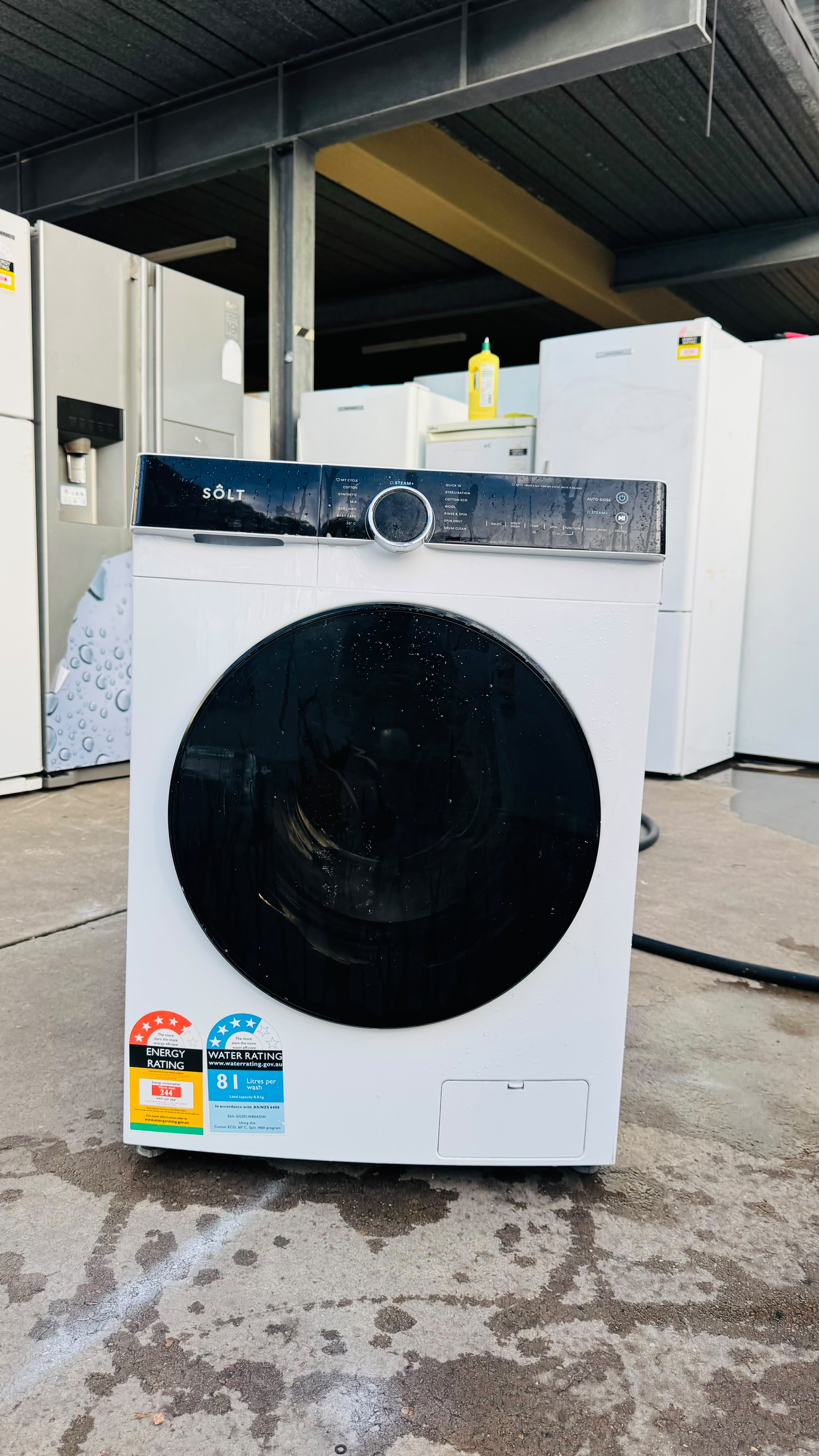 SOLT 8KGS FRONT LOADER WASHING MACHINE
