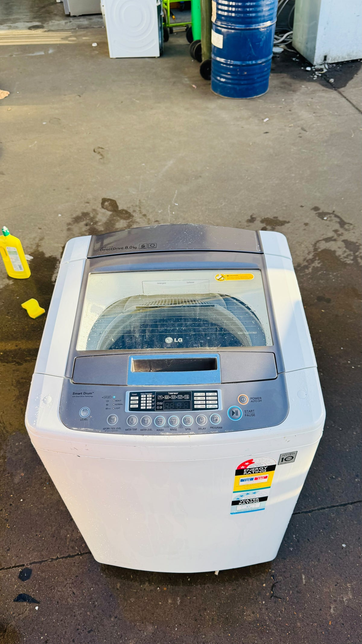 LG 8KGS TOP LOADER WASHING MACHINE