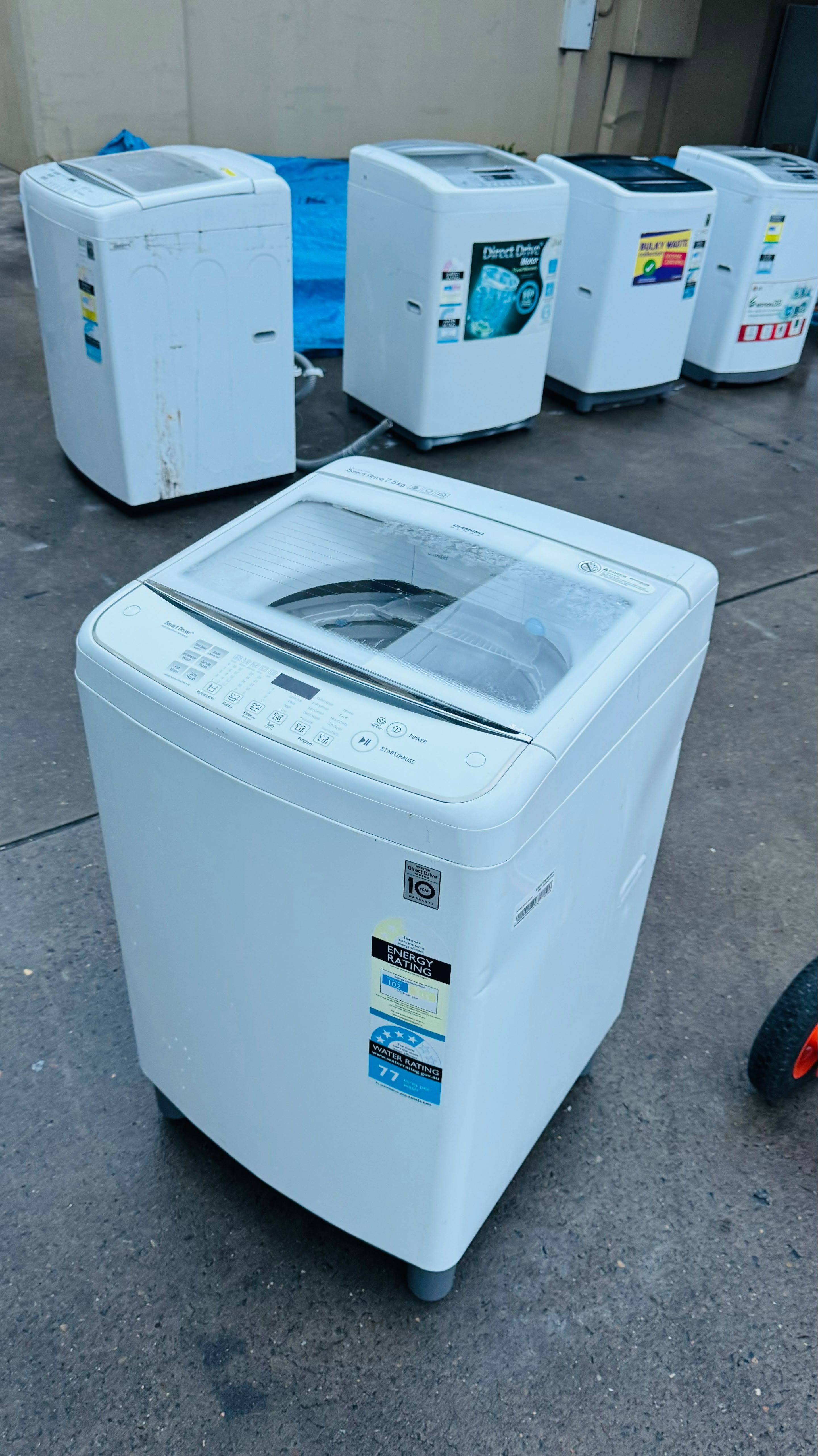 LG 7.5KGS TOP LOADER WASHING MACHINE