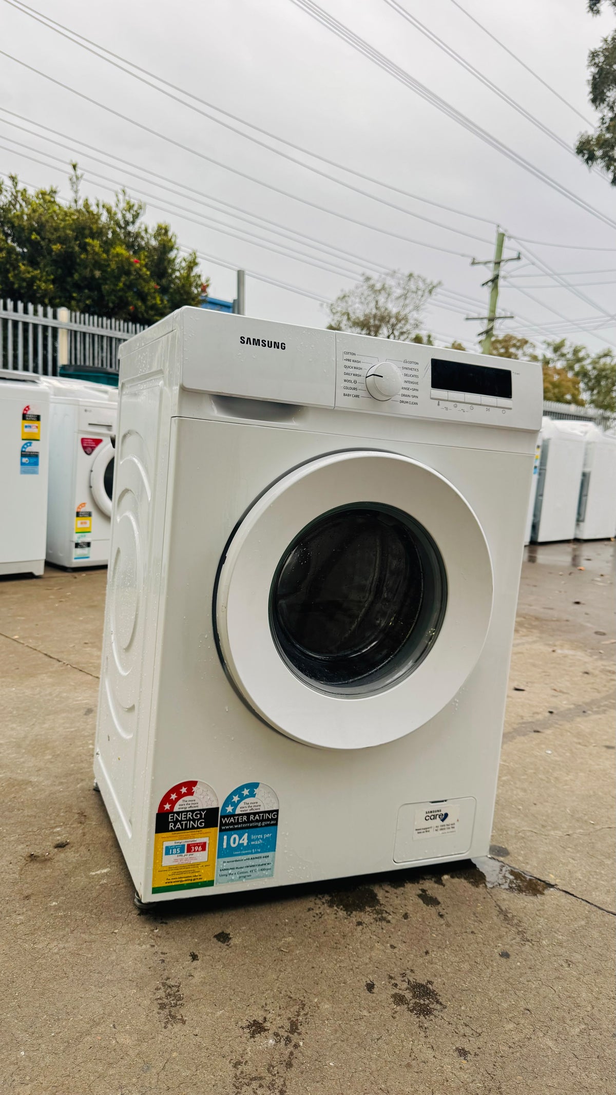 SAMSUNG 8.5KGS FRONT LOADER WASHING MACHINE