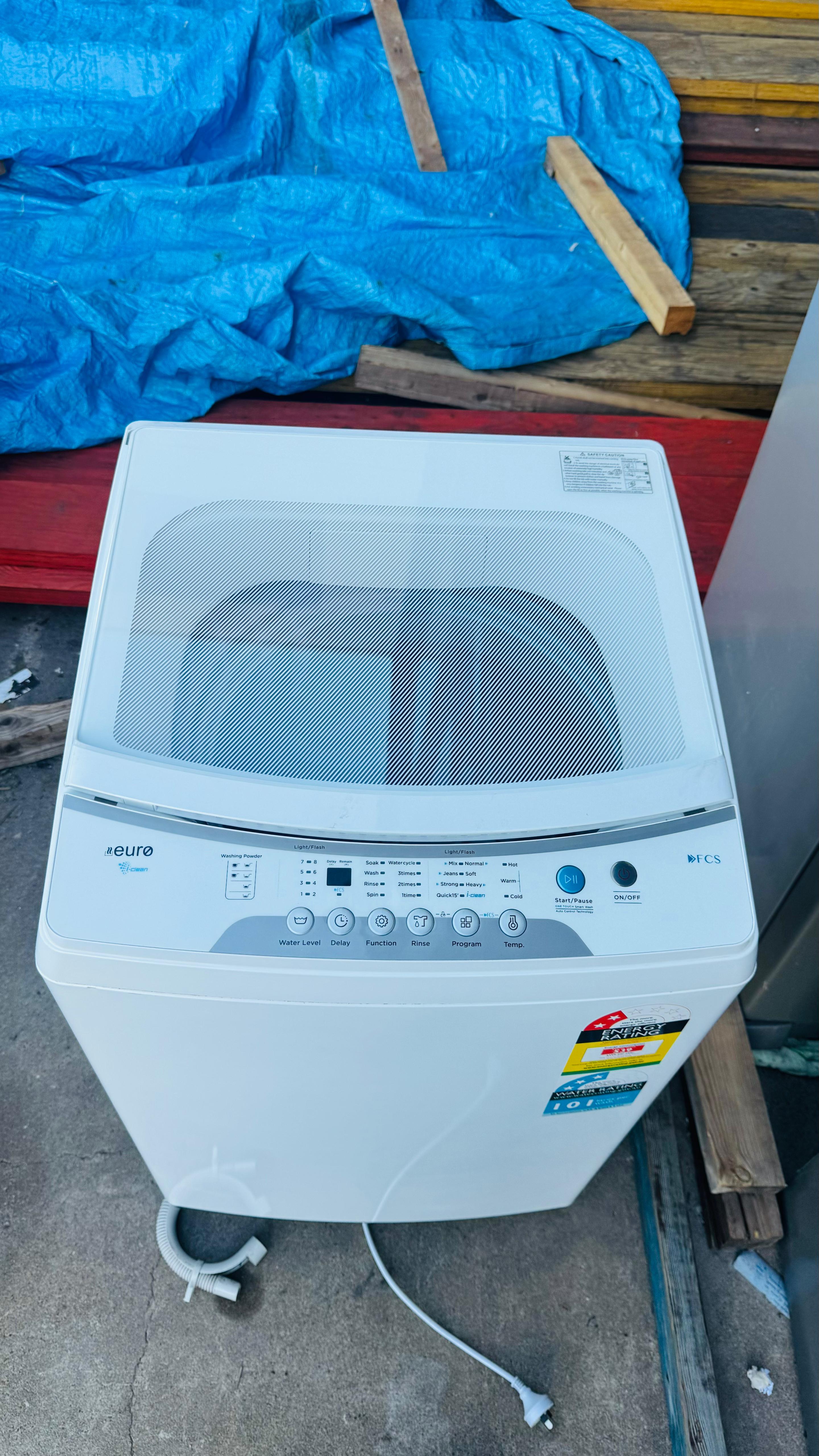 EURO 7 KGS TOP LOADER WASHING MACHINE