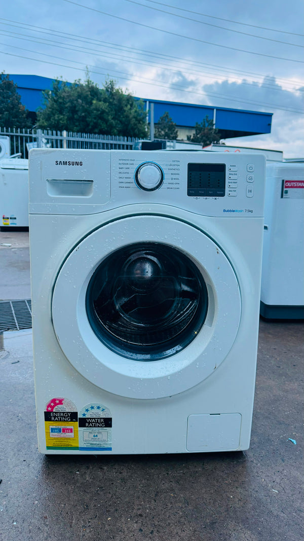 SAMSUNG 7.5KGS FRONT LOADER WASHING MACHINE