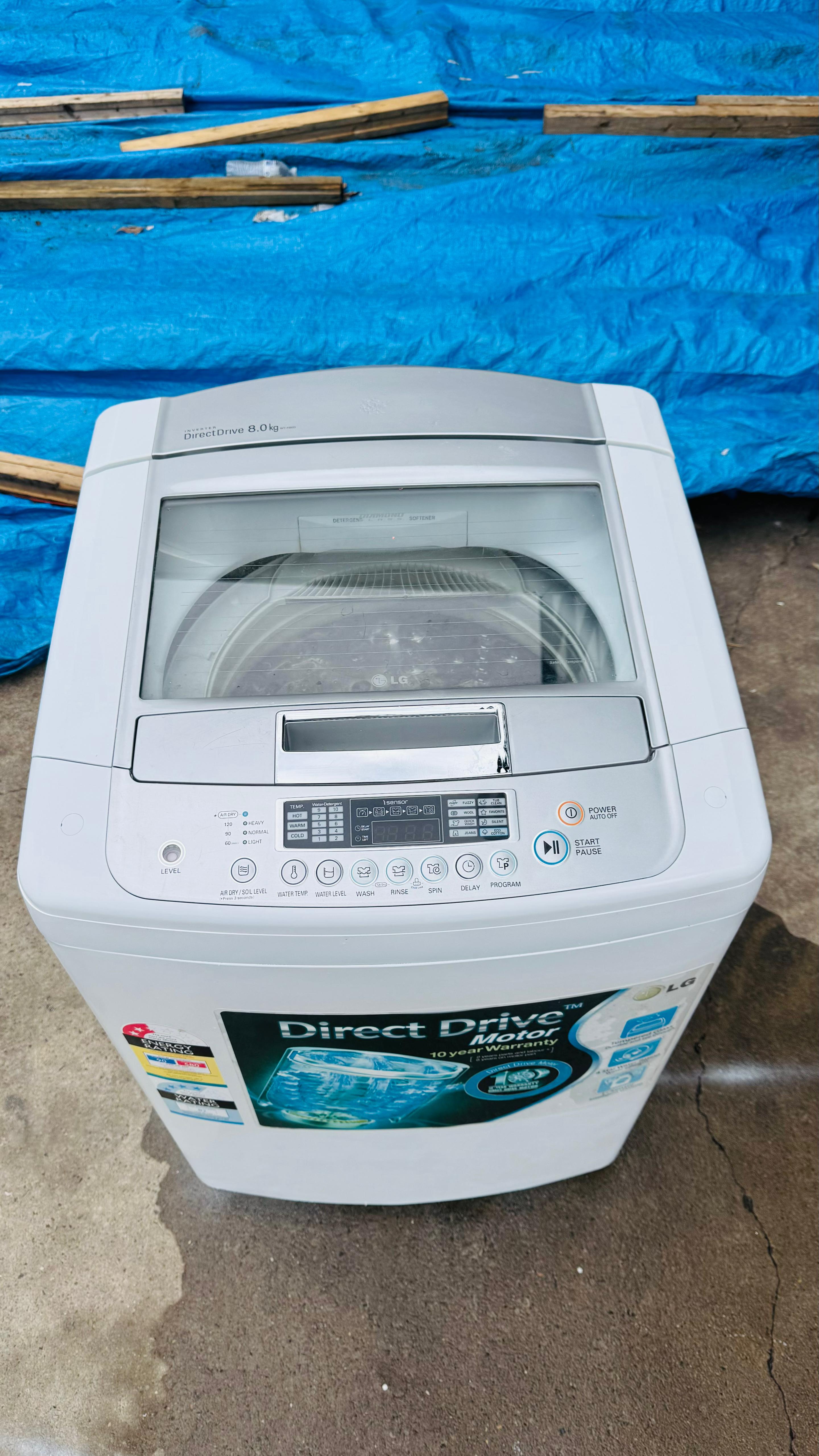 LG 8KGS TOP LOADER WASHING MACHINE