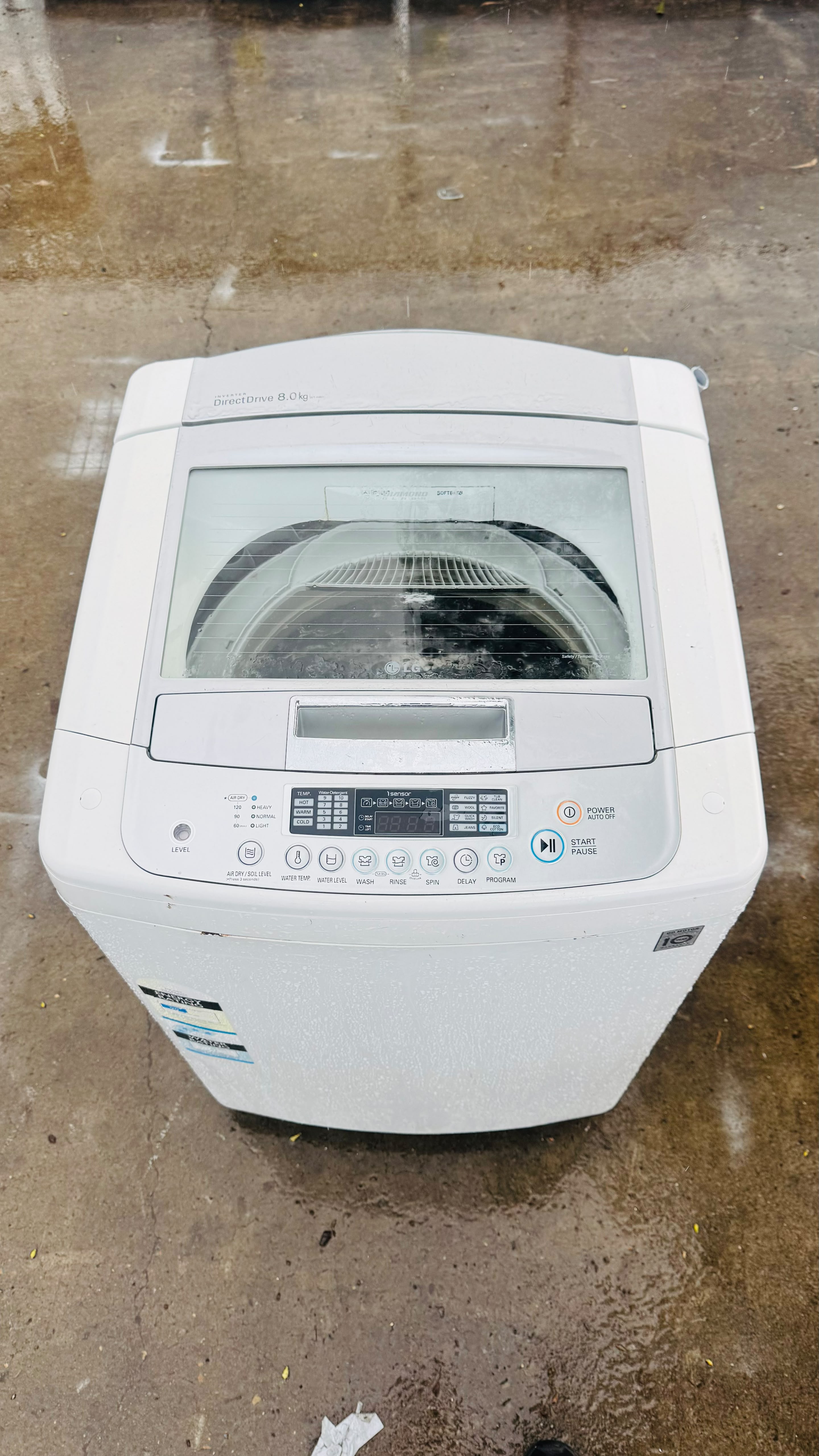 LG 8KGS TOP LOADER WASHING MACHINE