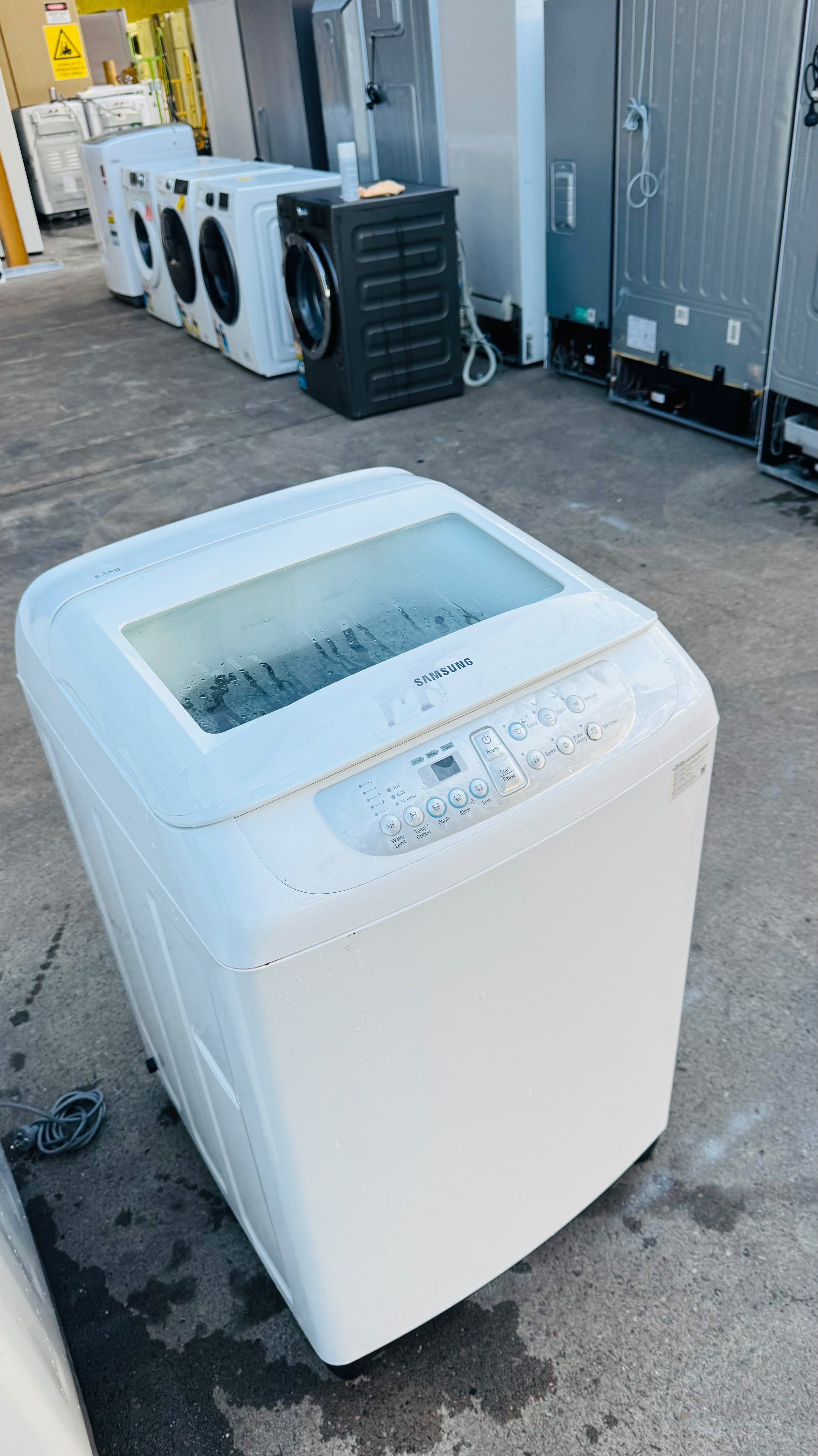SAMSUNG 6.5KGS TOP LOADER WASHING MACHINE