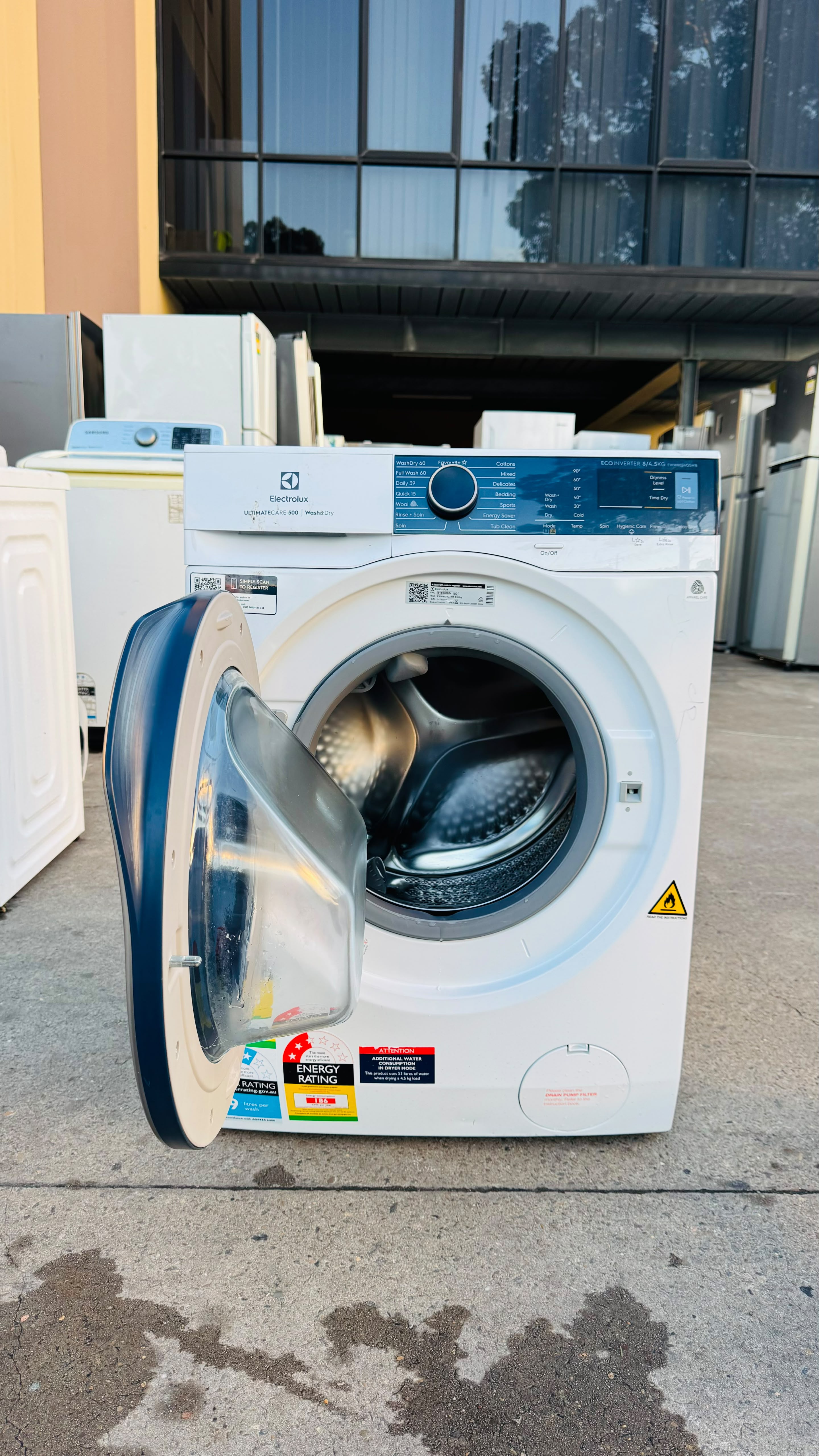 ELECTROLUX 8KGS FRONT LOADER WASHING MACHINE