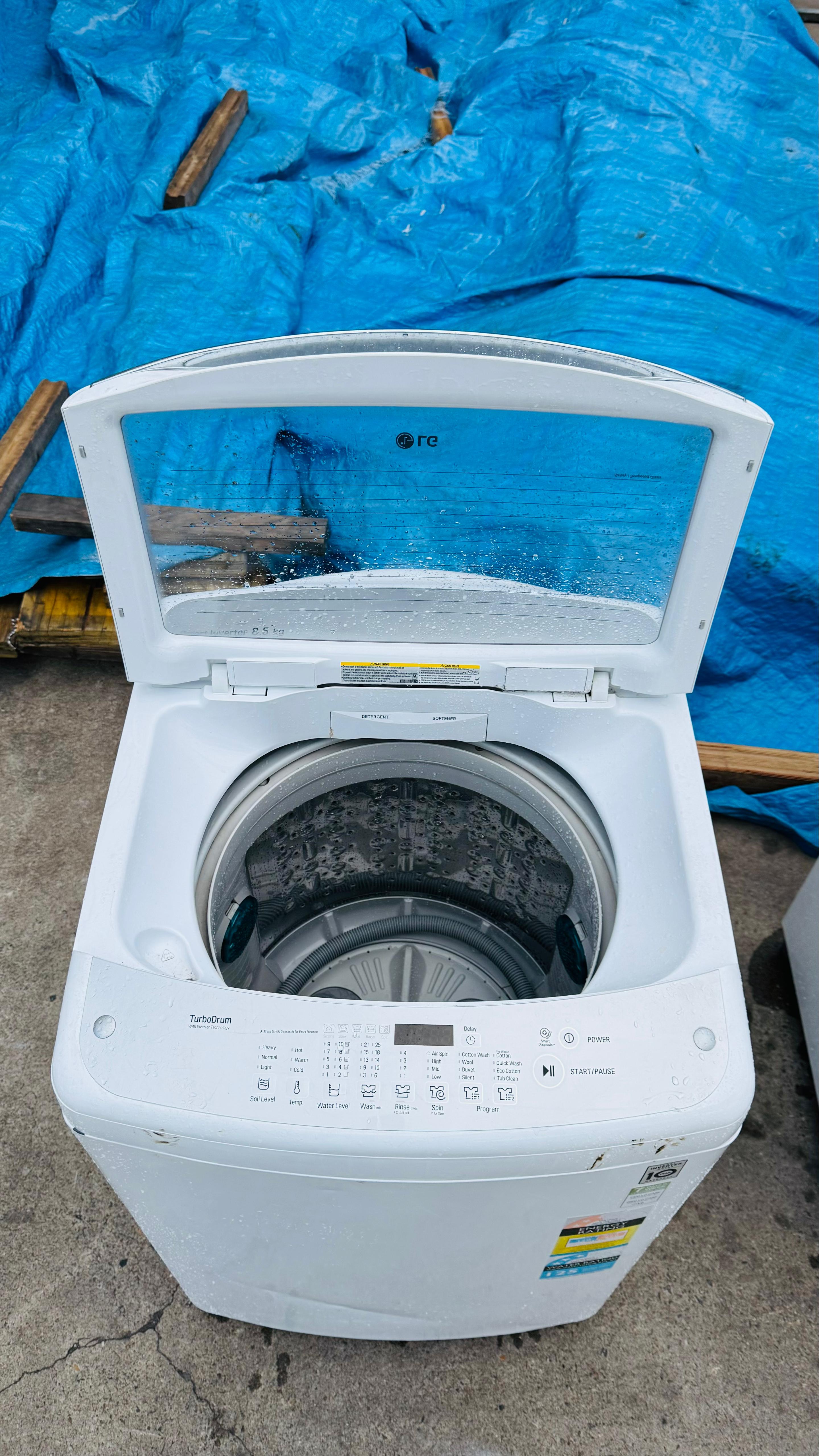 LG 8.5KGS TOP LOADER WASHING MACHINE