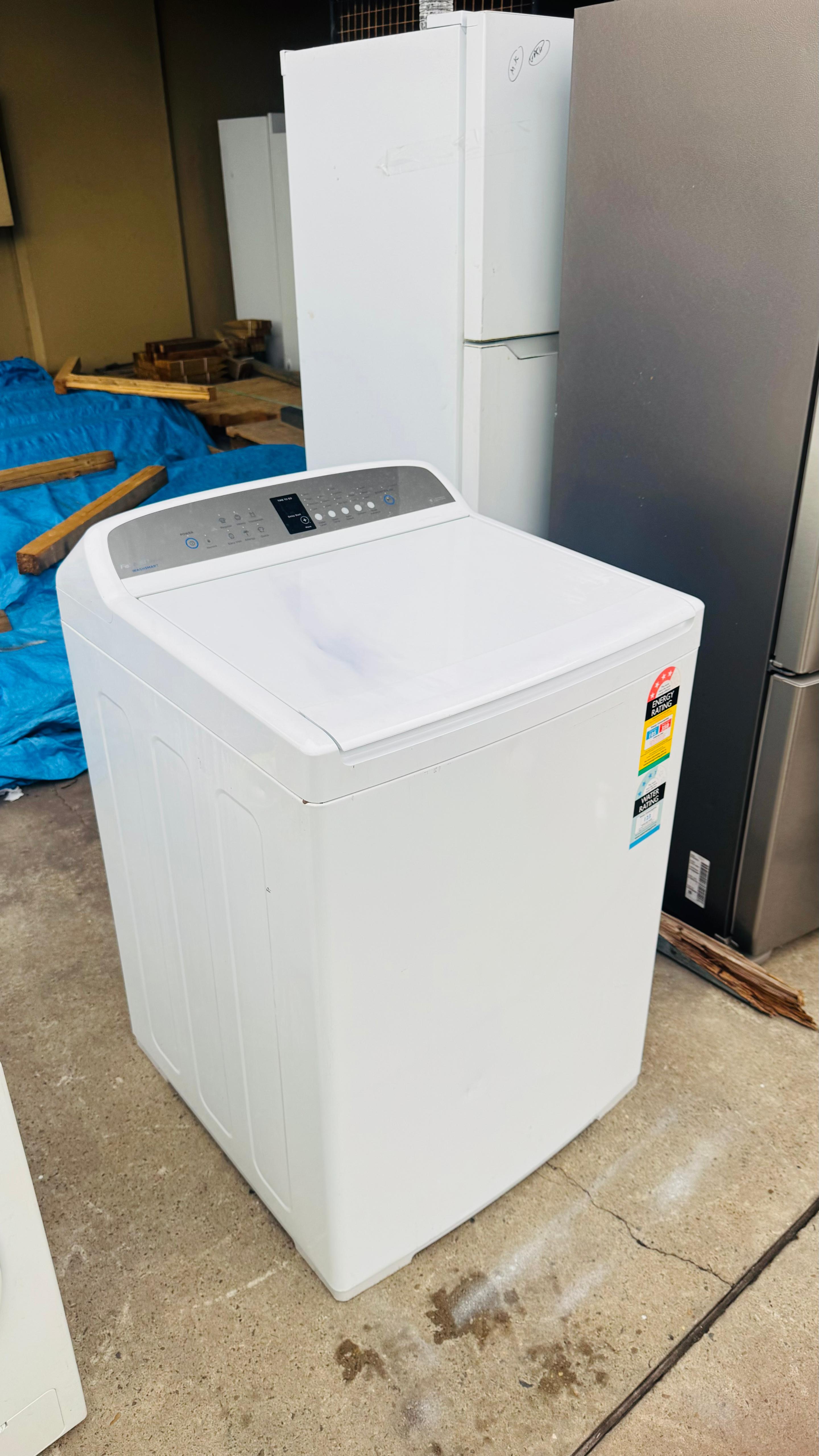 FISHER AND PAYKEL 10KGS TOP LOADER WASHING MACHINE