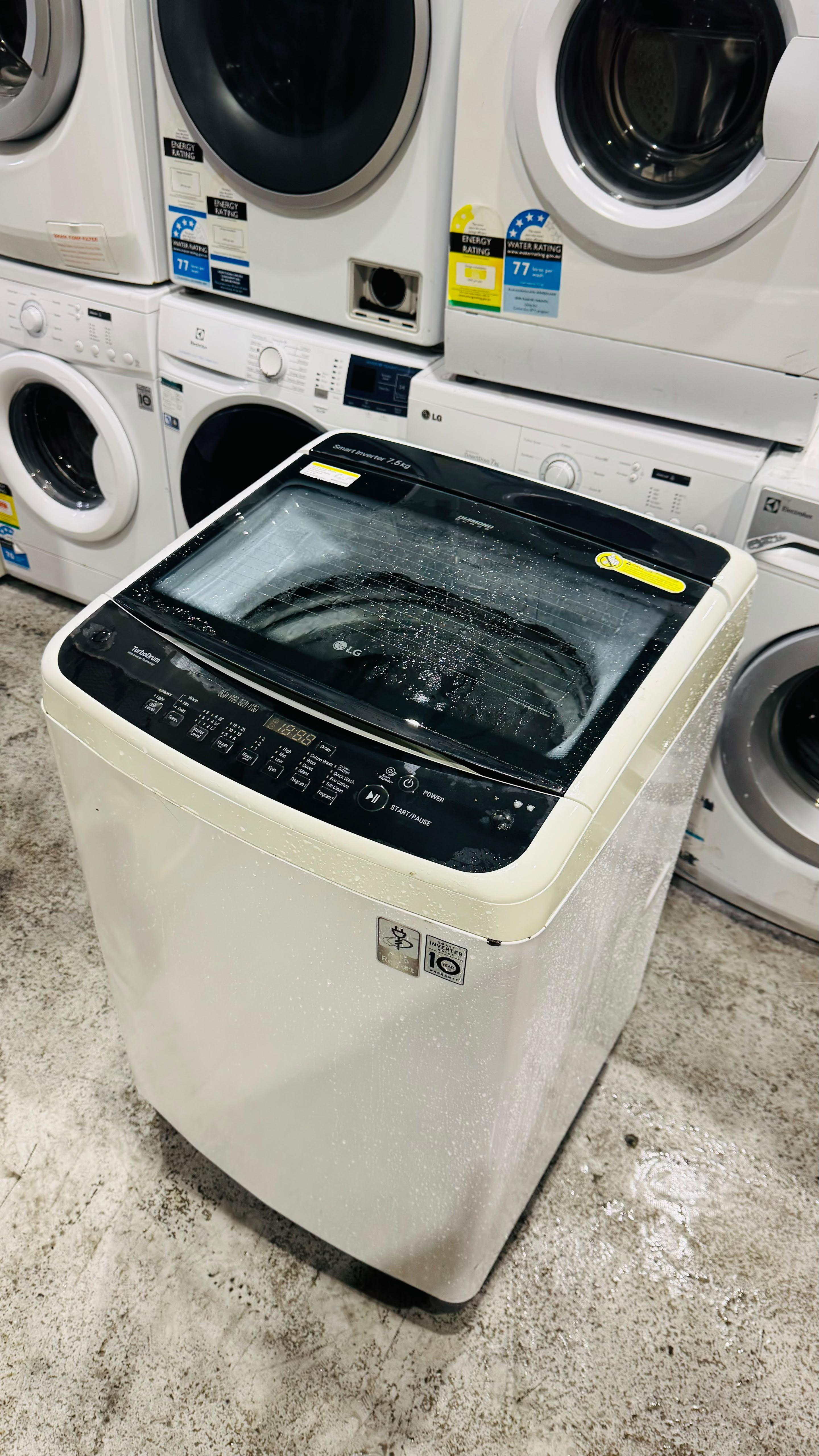 LG 7.5KGS TOP LOADER WASHING MACHINE