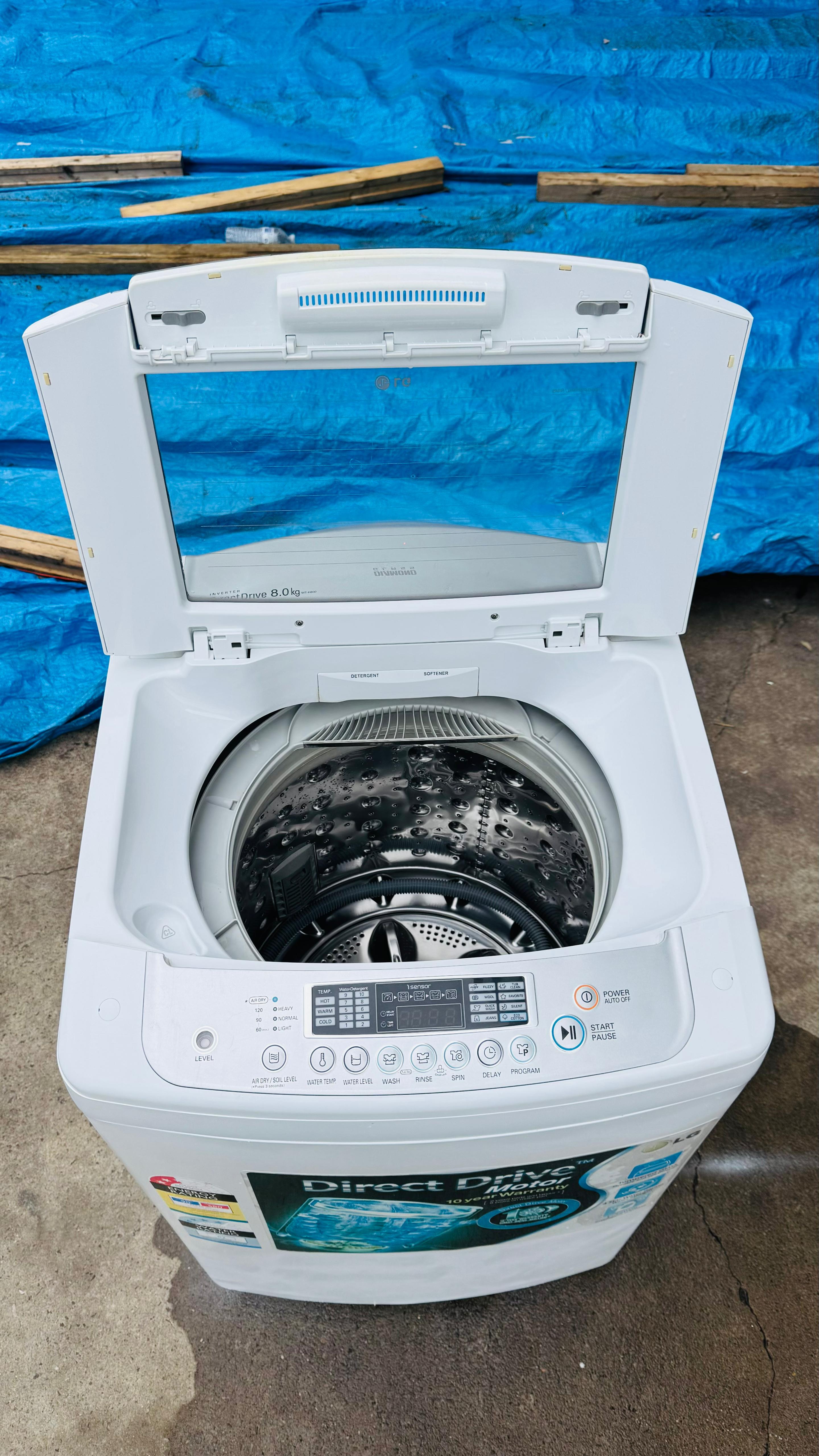 LG 8KGS TOP LOADER WASHING MACHINE