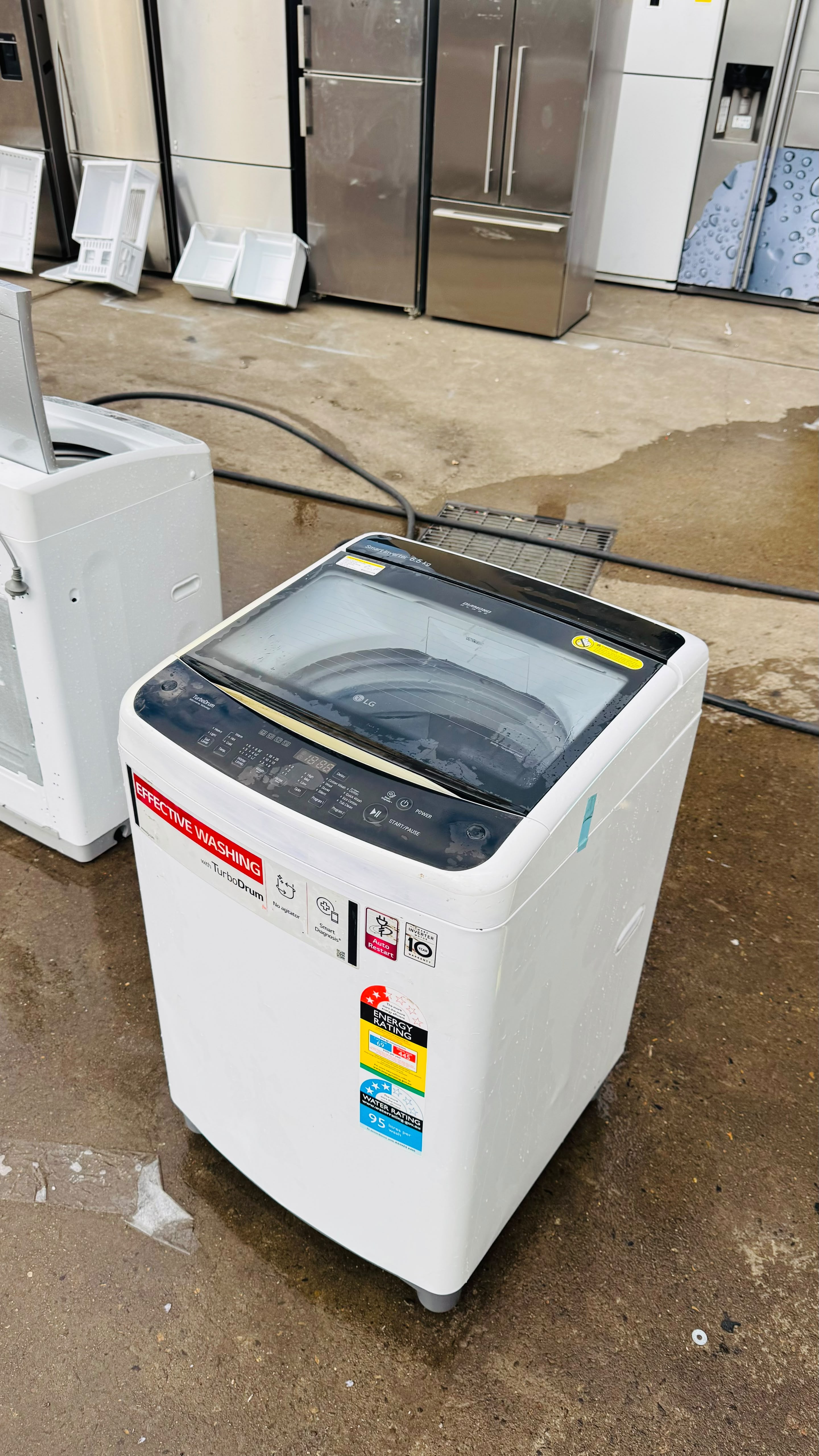 LG 6.5KGS TOP LOADER WASHING MACHINE