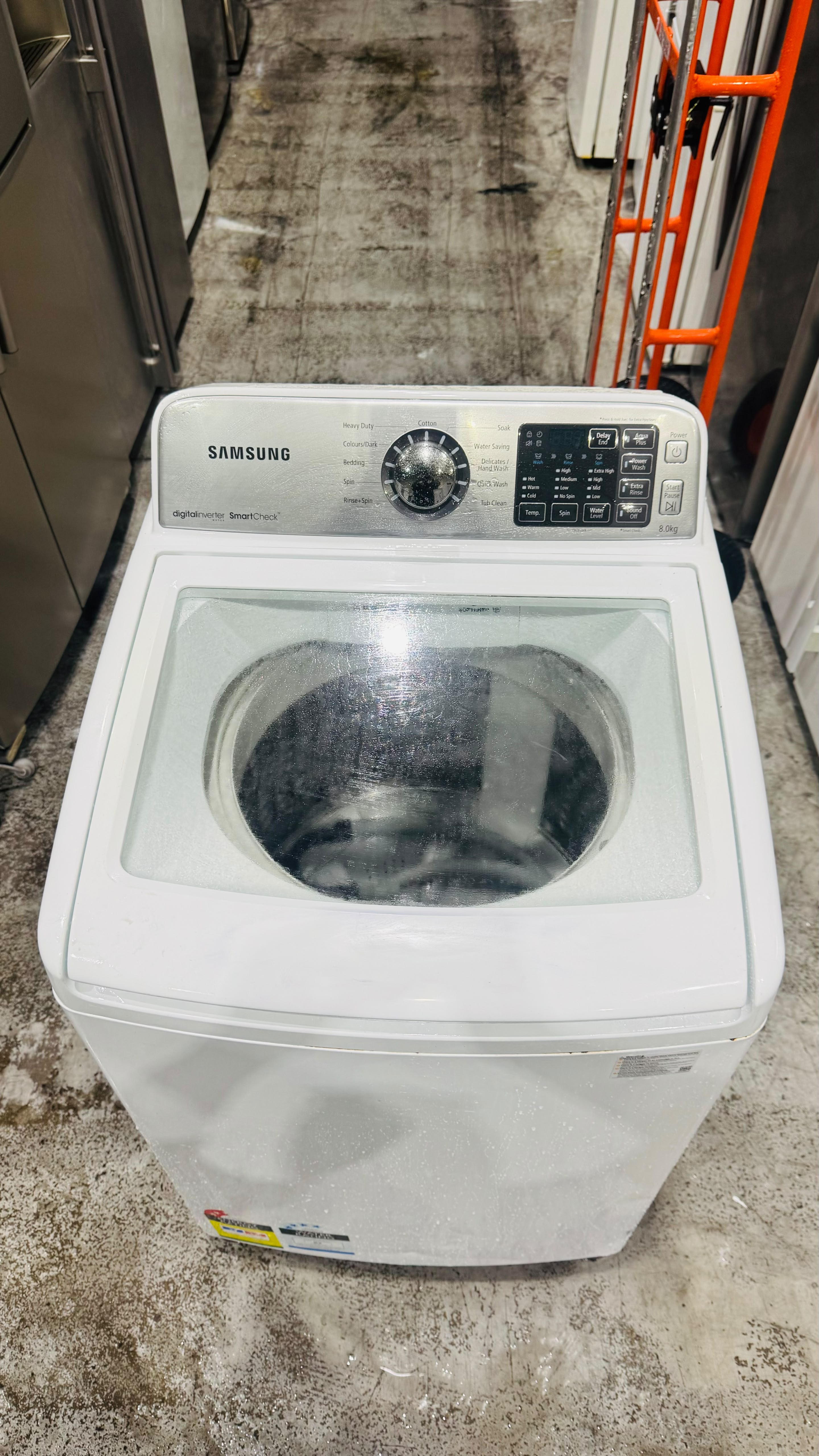SAMSUNG 8KGS TOP LOADER WASHING MACHINE