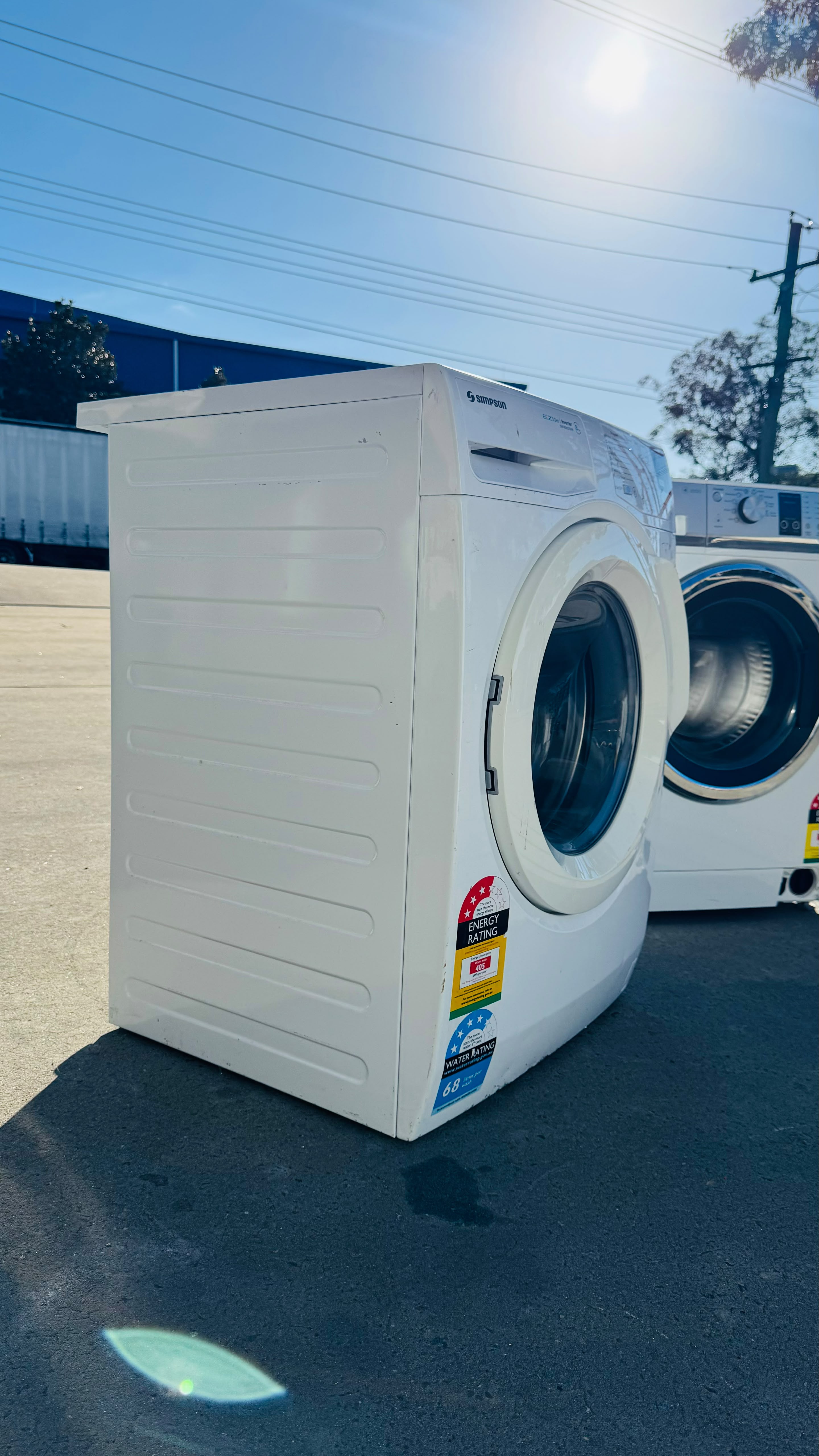 SIMPSON 8KGS FRONT LOADER WASHING MACHINE
