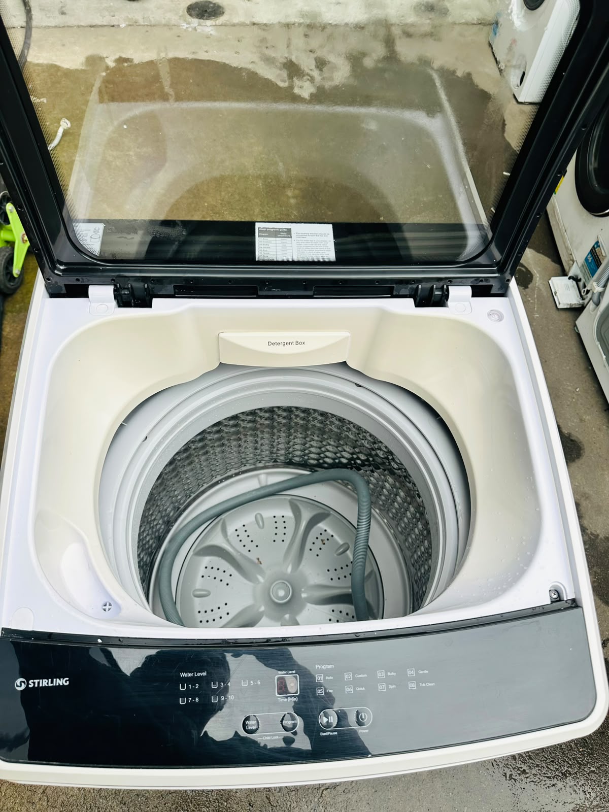 STIRLING 10KGS TOP LOADER WASHING MACHINE