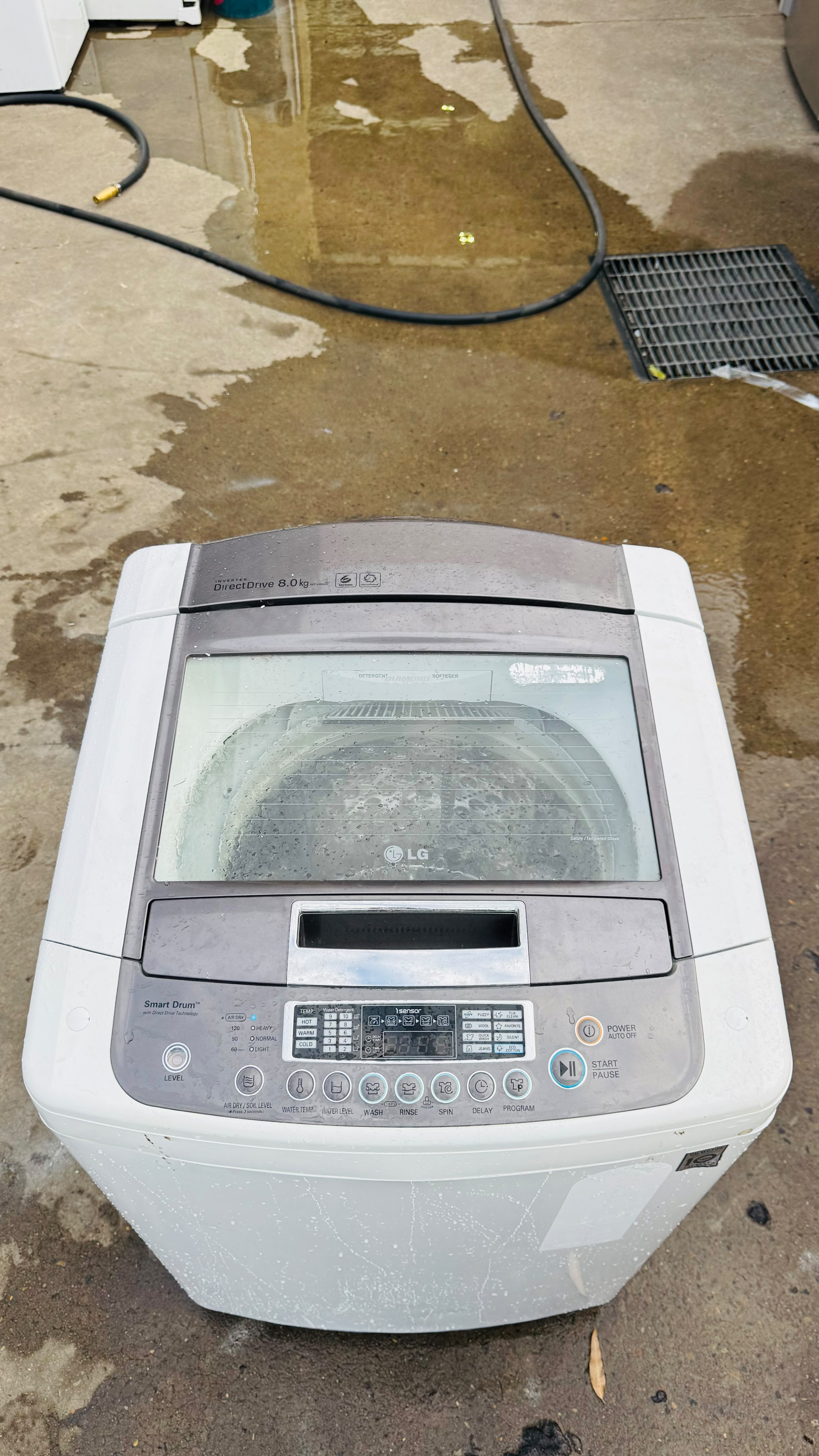 LG 8KGS TOP LOADER WASHING MACHINE