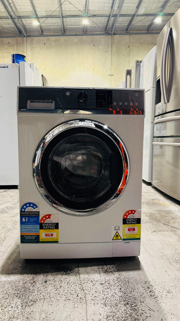 FISHER AND PAYKEL 8.5KGS FRONT LOADER WASHING MACHINE