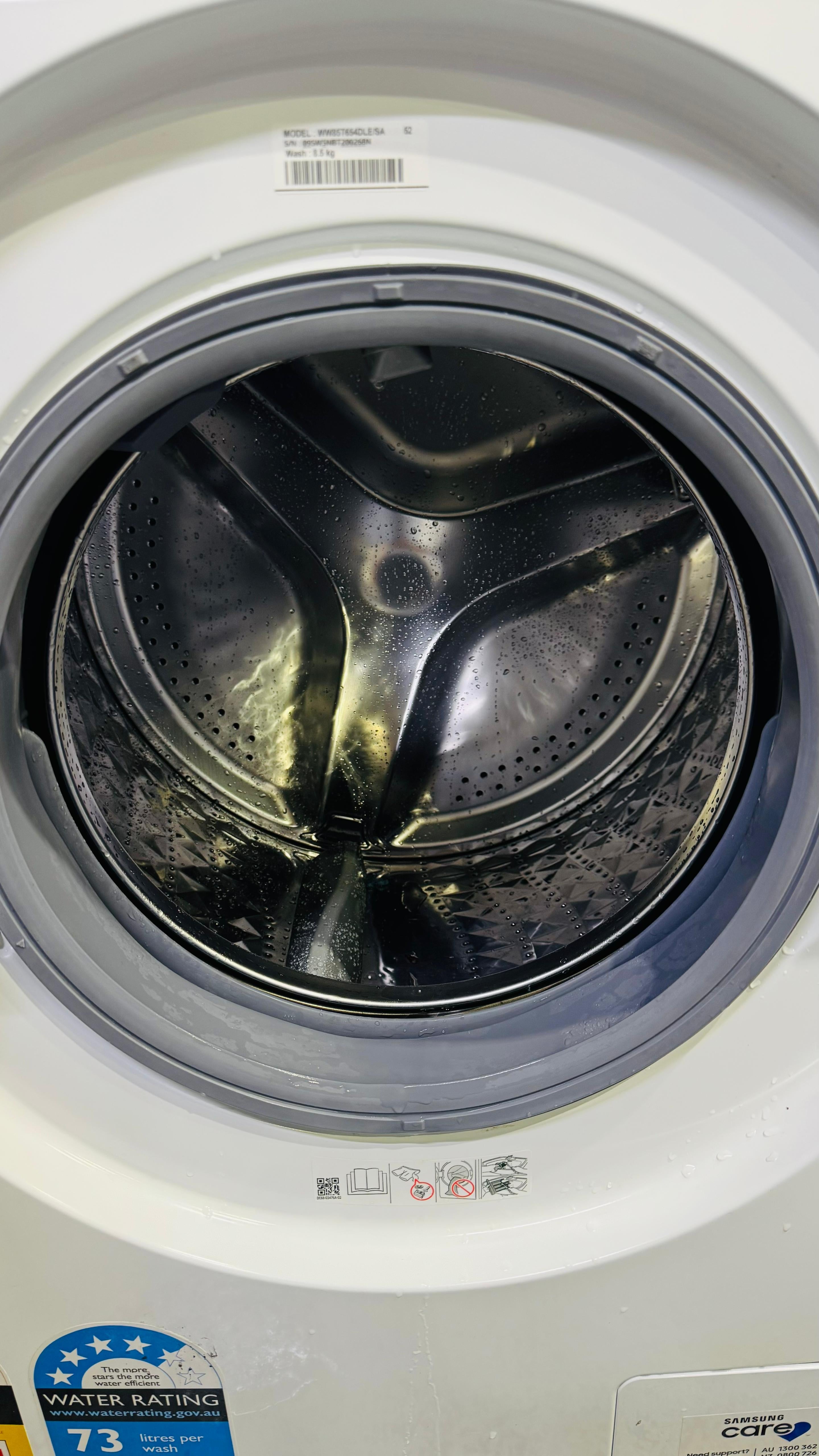 SAMSUNG 8.5KGS FRONT LOADER WASHING MACHINE