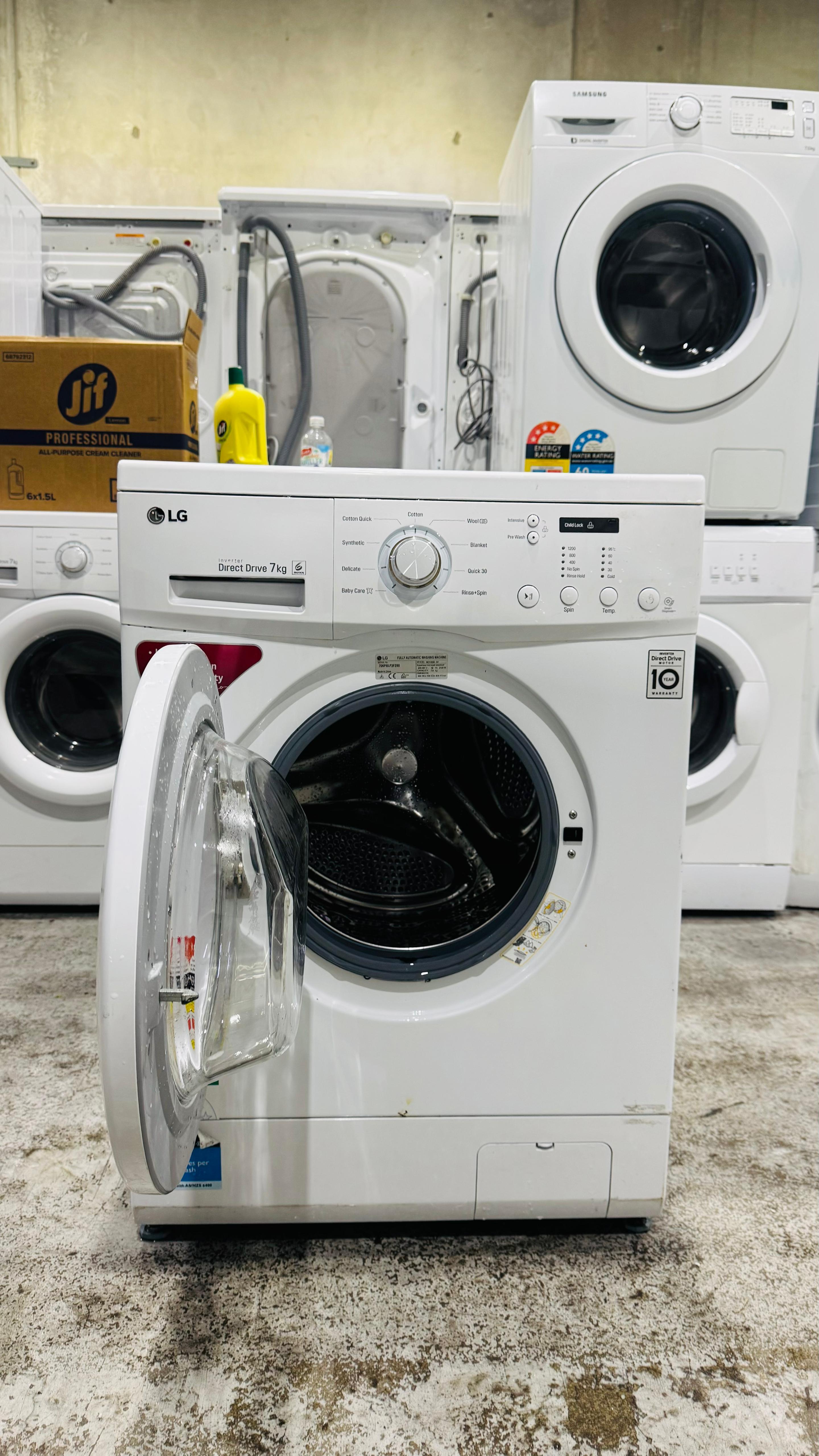 LG 7 KGS FRONT LOADER WASHING MACHINE