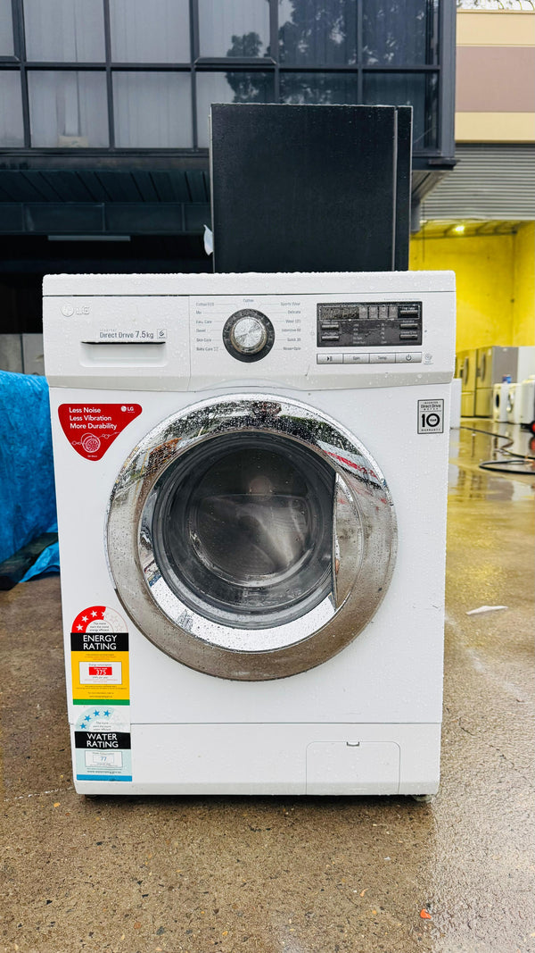 LG 7.5KGS FRONT LOADER WASHING MACHINE