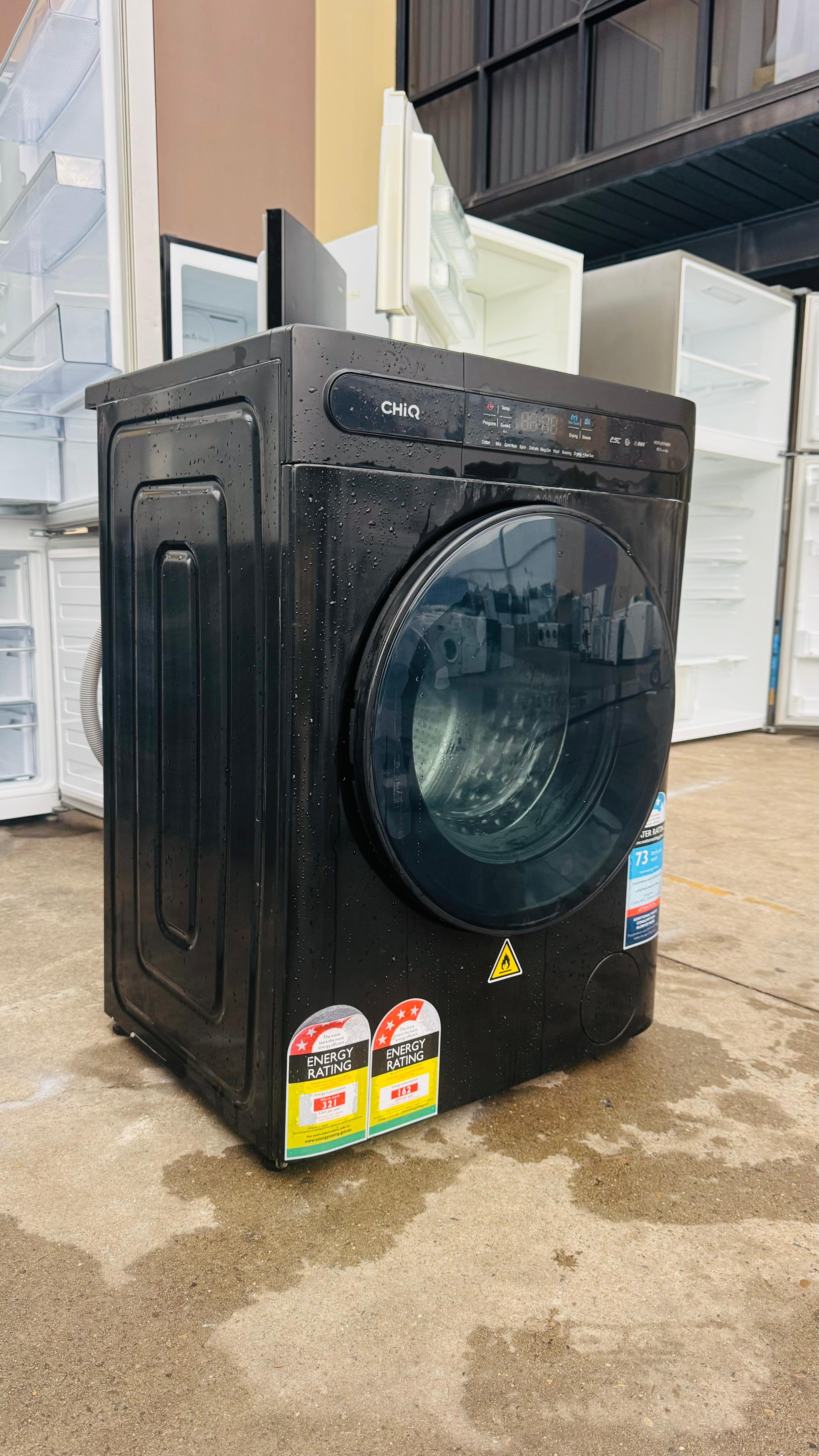 CHIQ 8.5 KGS FRONT LOADER WASHING MACHINE