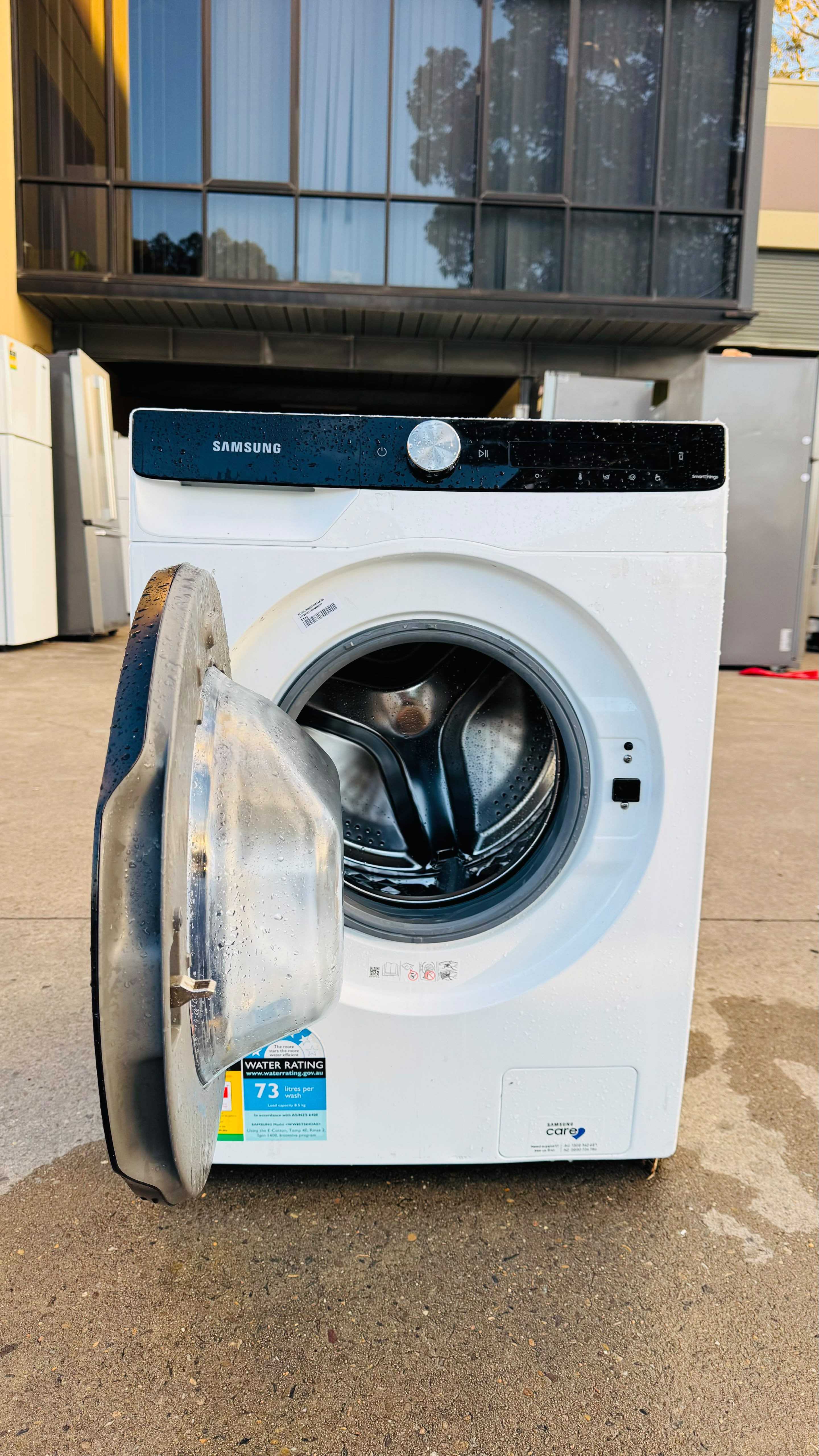 SAMSUNG 8.5KGS FRONT LOADER WASHING MACHINE