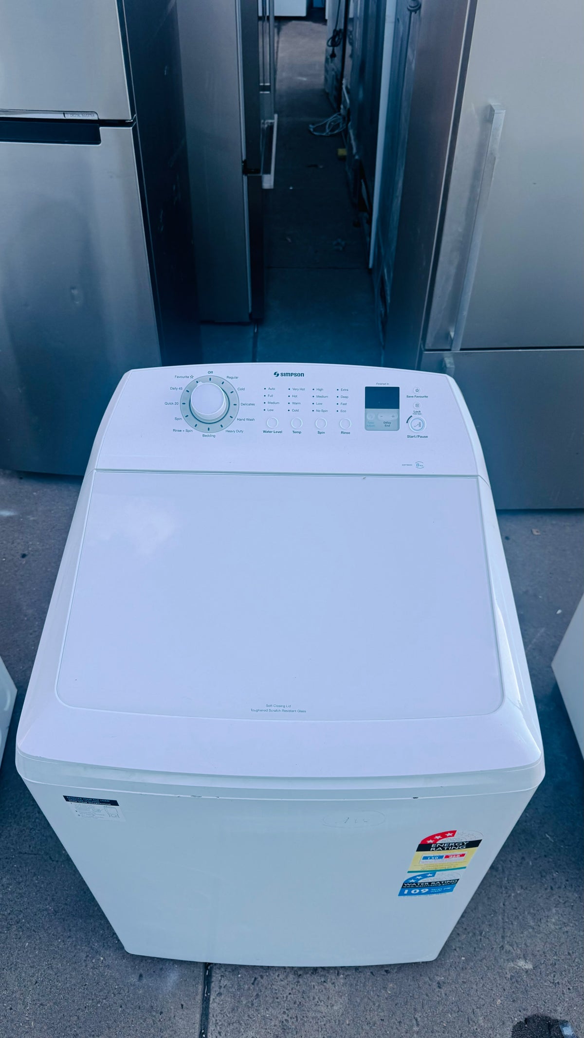 SIMPSON 8KGS TOP LOADER WASHING MACHINE