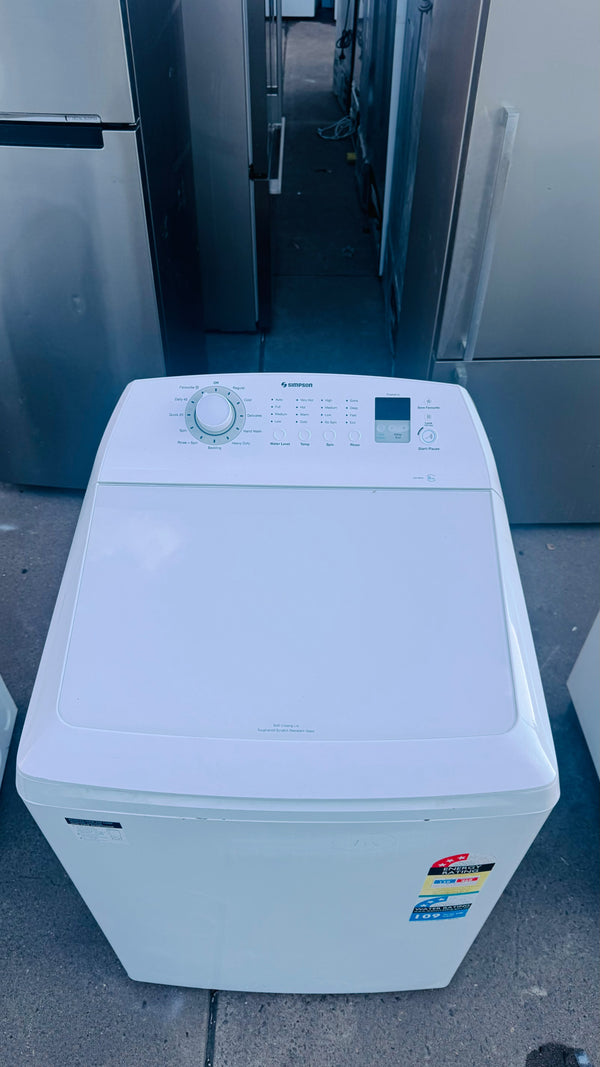 SIMPSON 8KGS TOP LOADER WASHING MACHINE