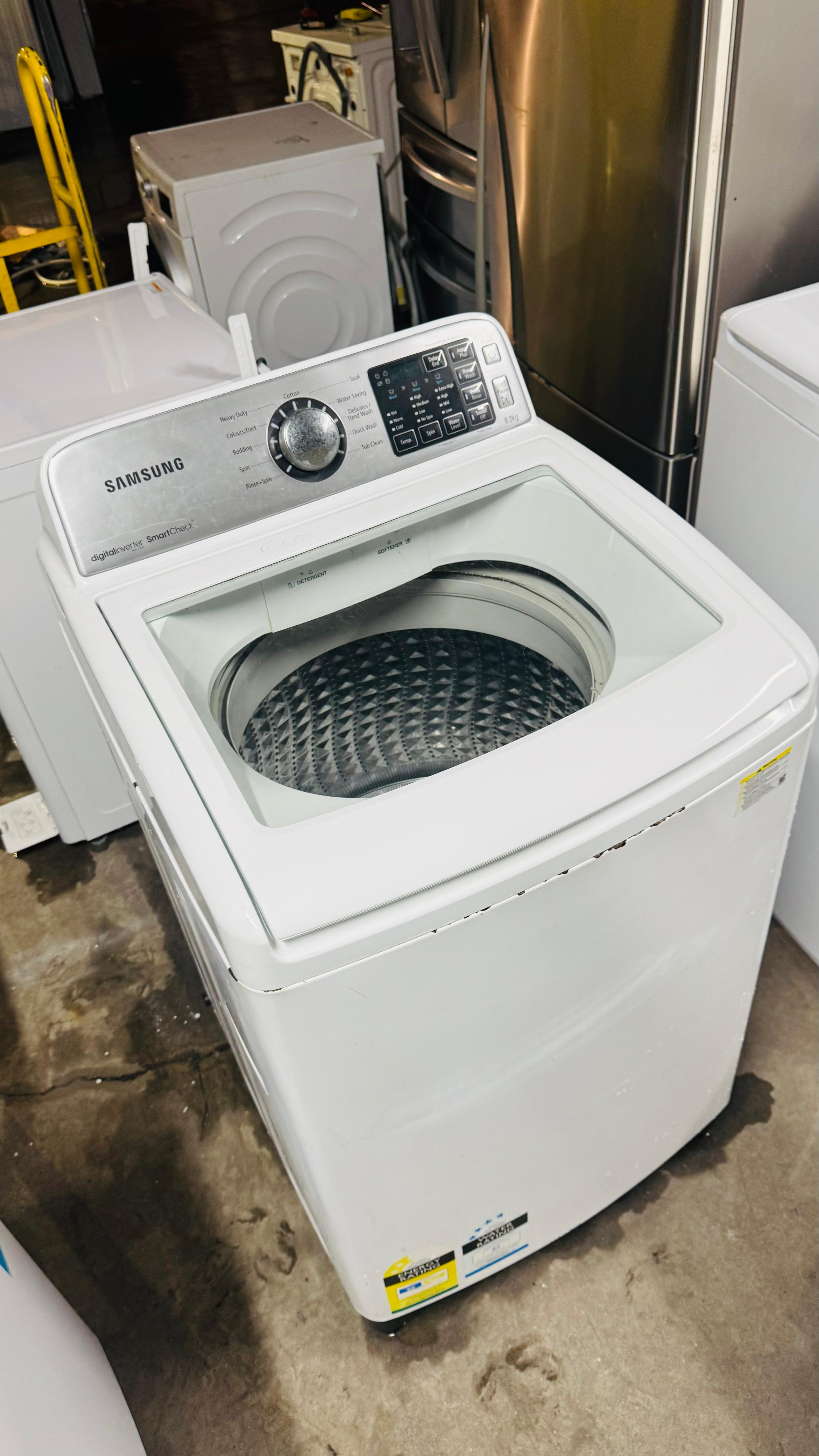 SAMSUNG 8 KGS TOP LOADER WASHING MACHINE