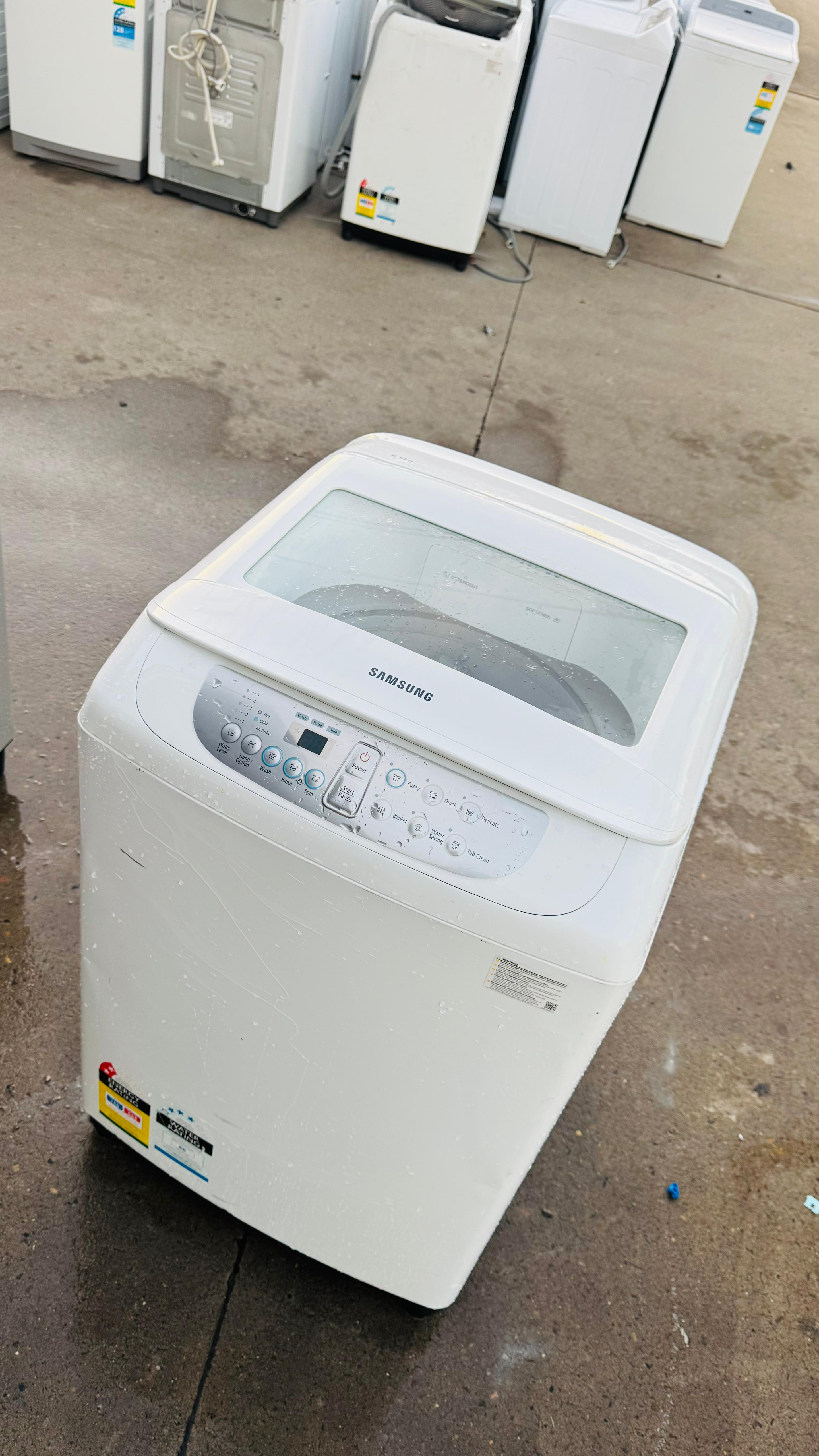 SAMSUNG 6.5KGS TOP LOADER WASHING MACHINE