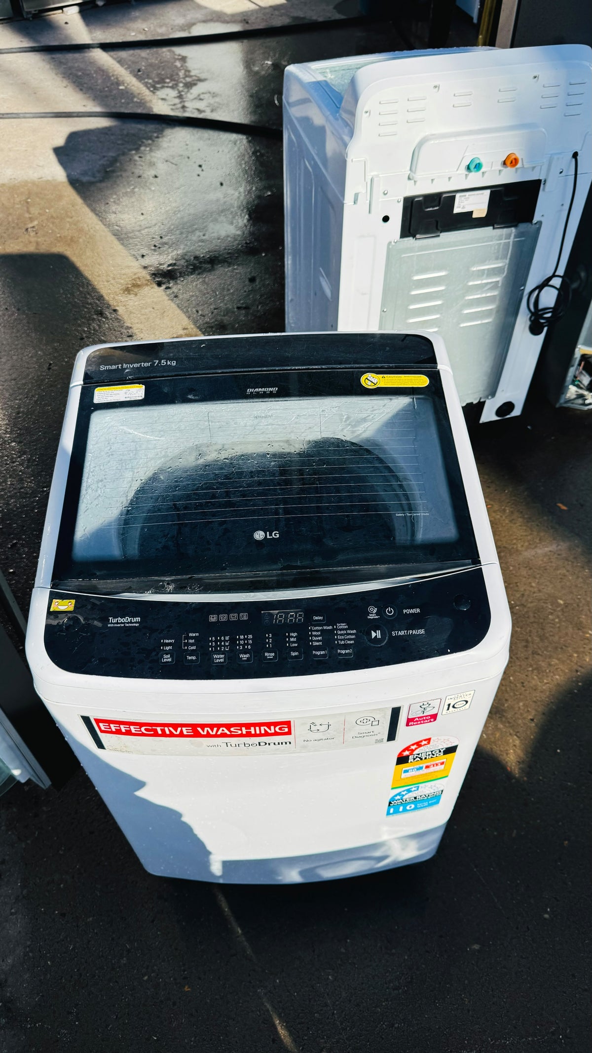 LG 7.5KGS TOP LOADER WASHING MACHINE
