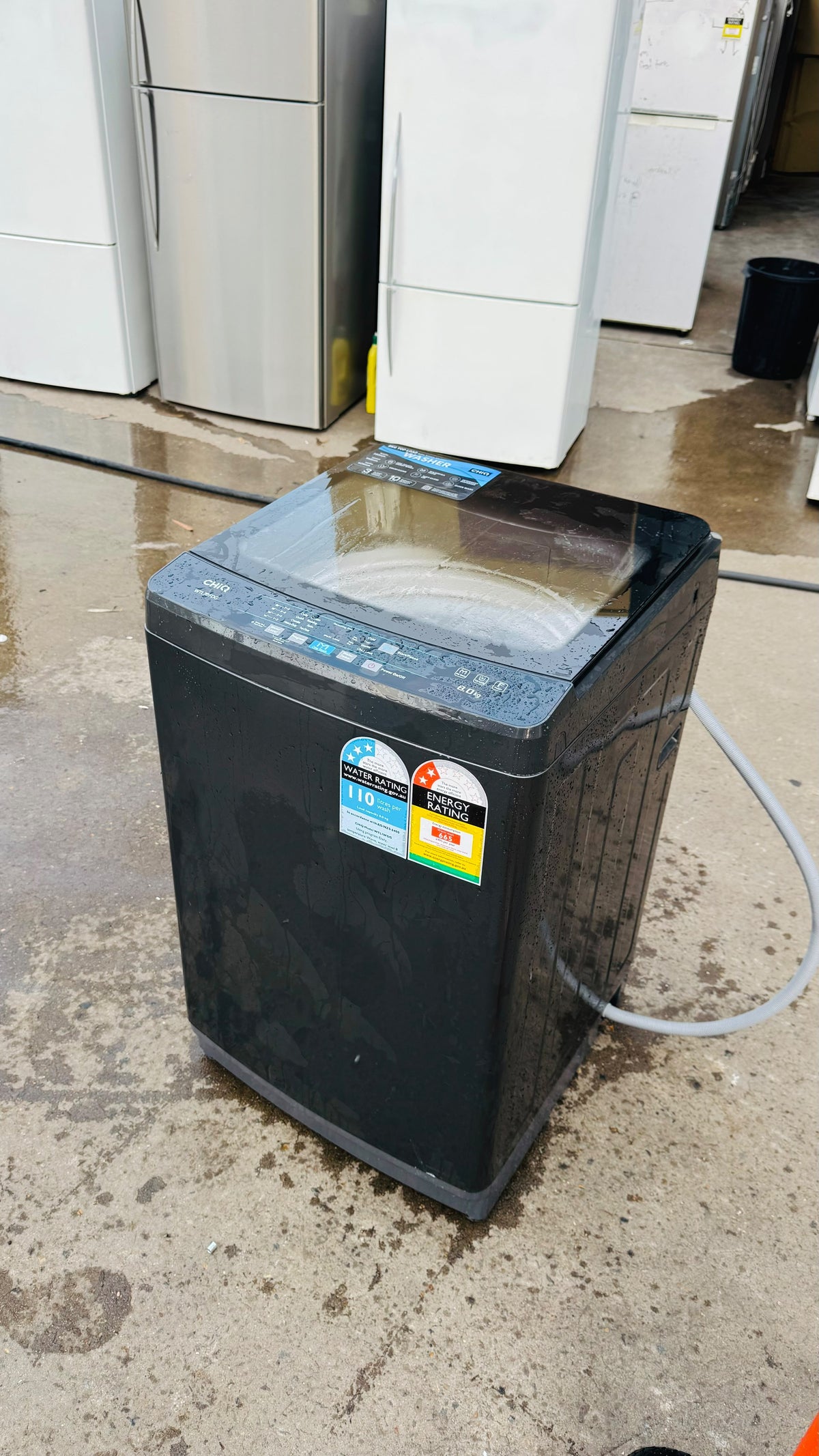 CHIQ 8KGS TOP LOADER WASHING MACHINE