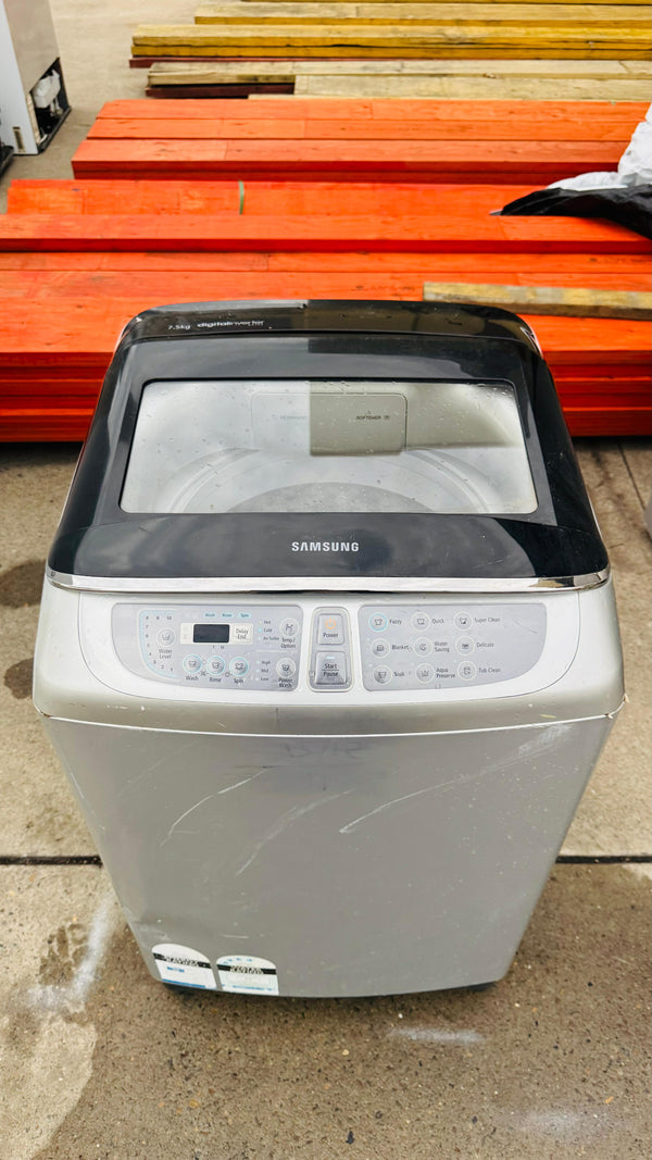 SAMSUNG 7.5KGS TOP LOADER WASHING MACHINE