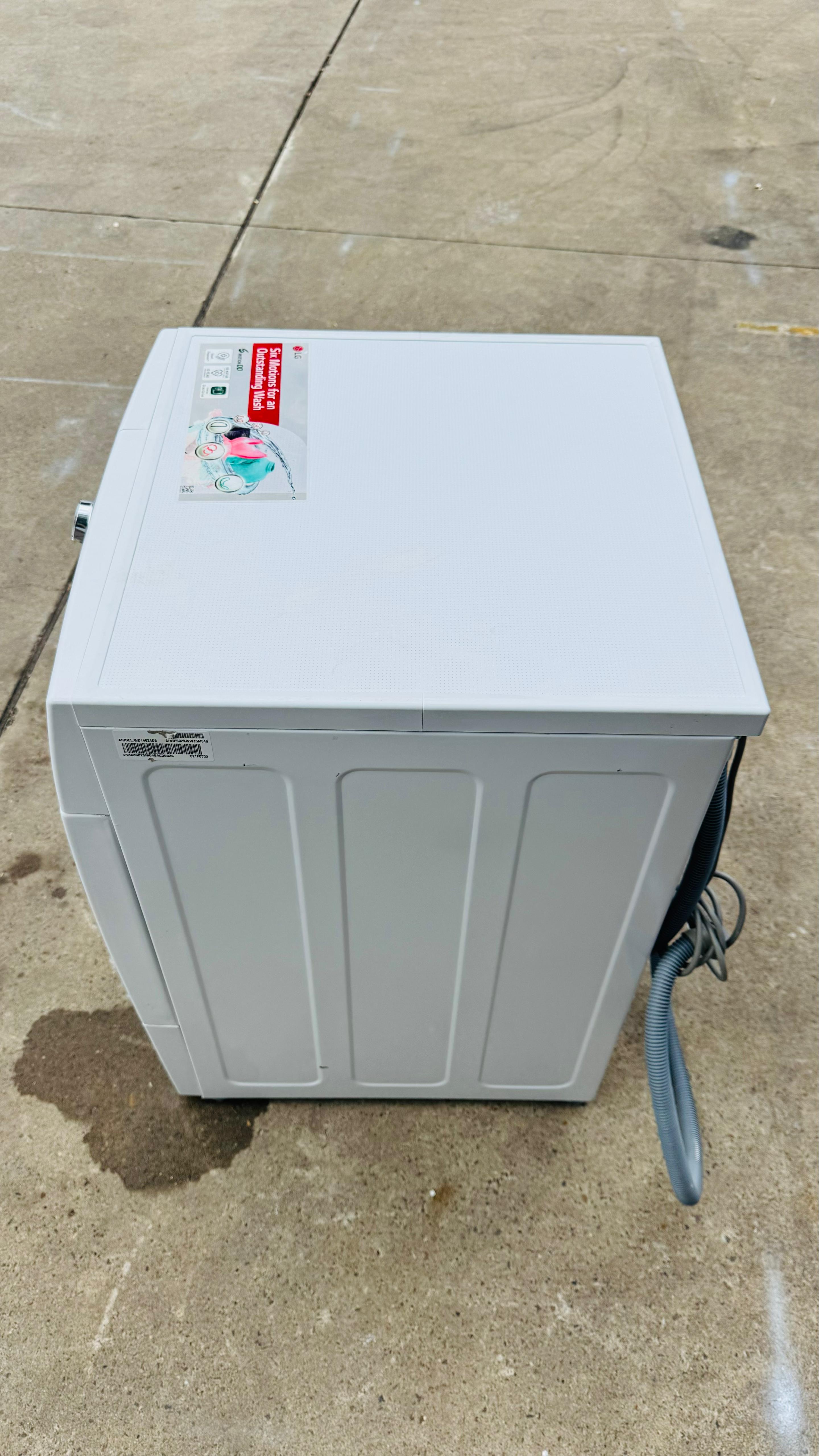 LG 8KGS FRONT LOADER WASHING MACHINE