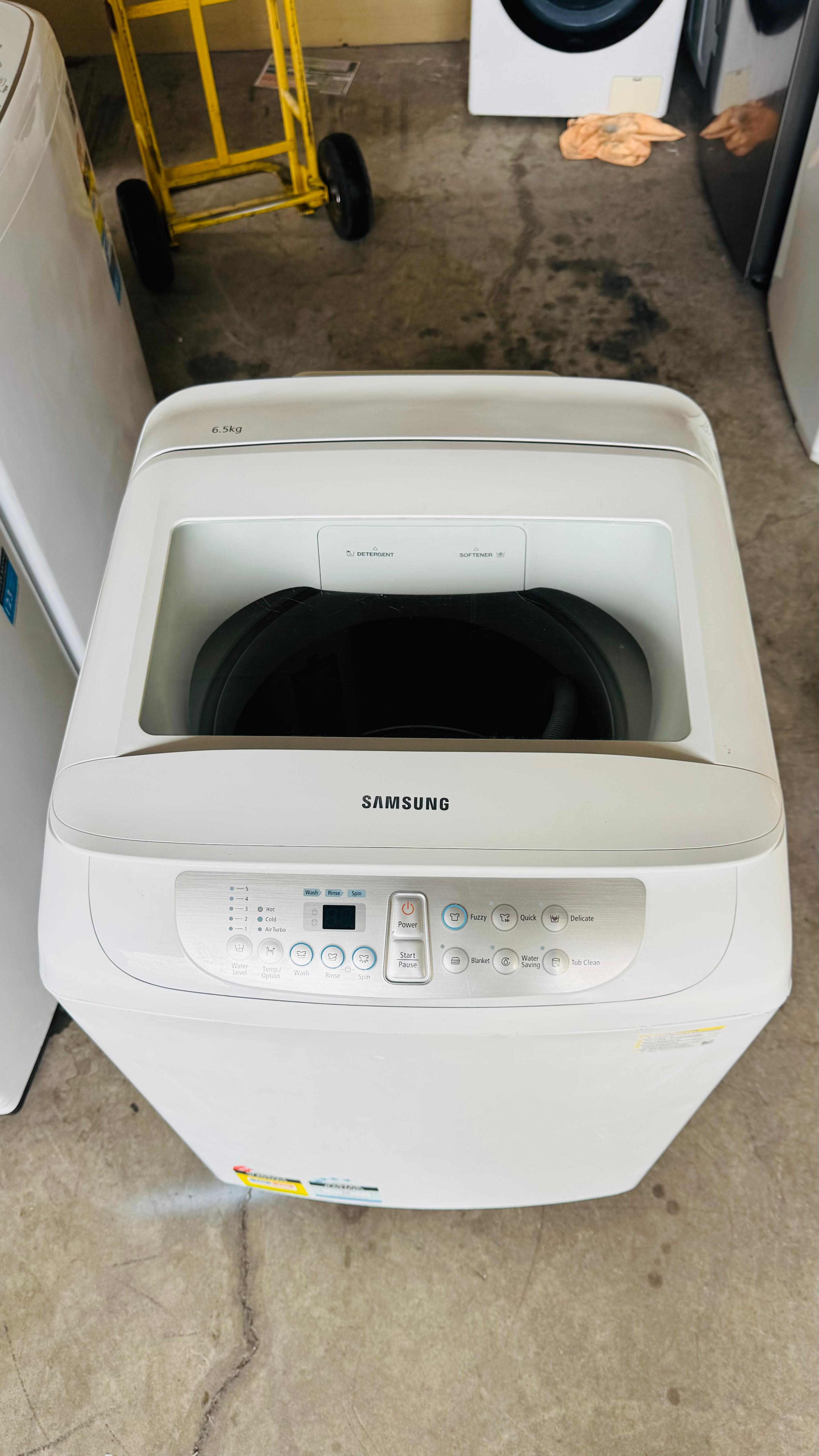 SAMSUNG 6.5KGS TOP LOADER WASHING MACHINE