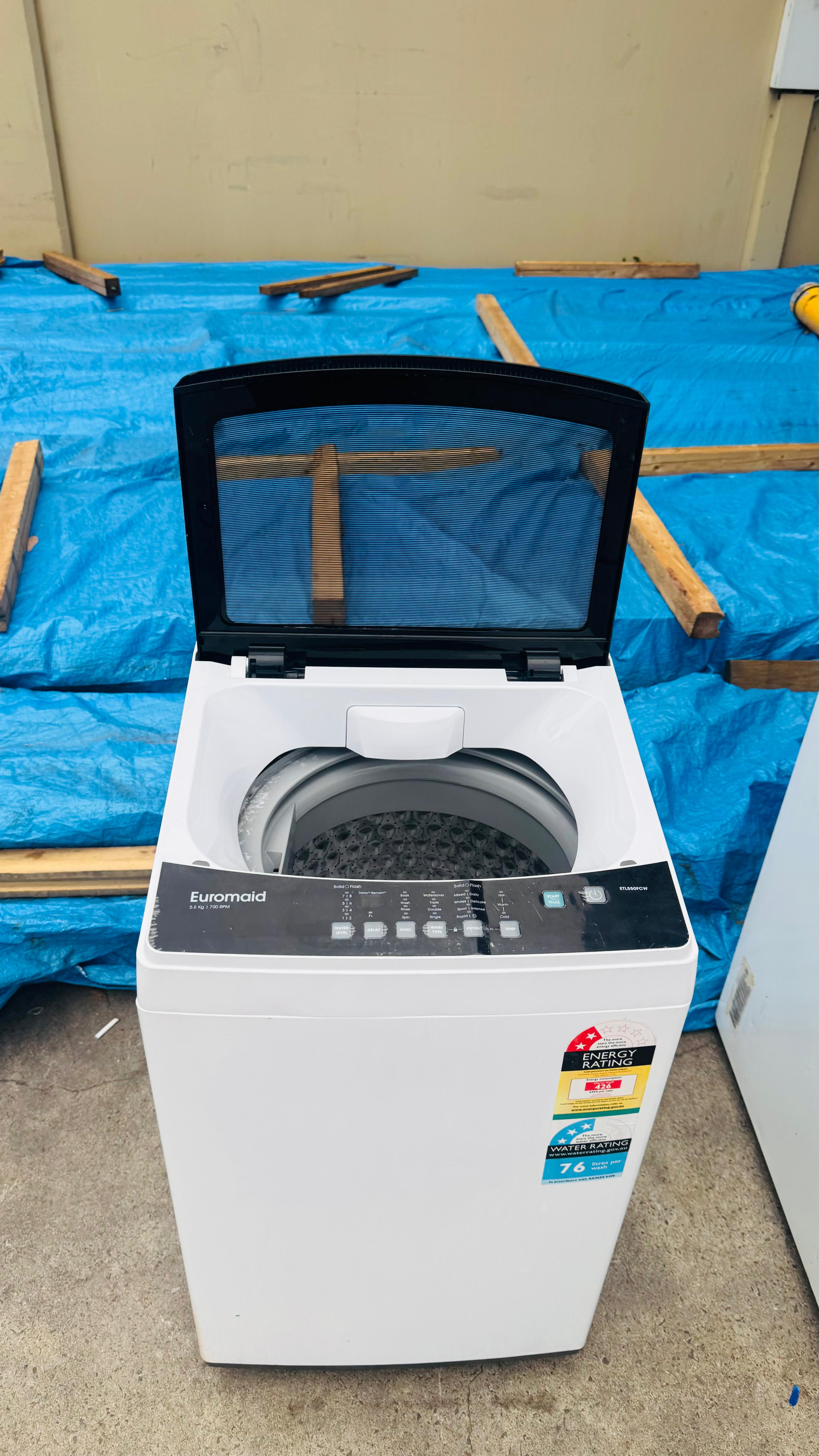 EUROMAID 5.5KGS TOP LOADER WASHING MACHINE