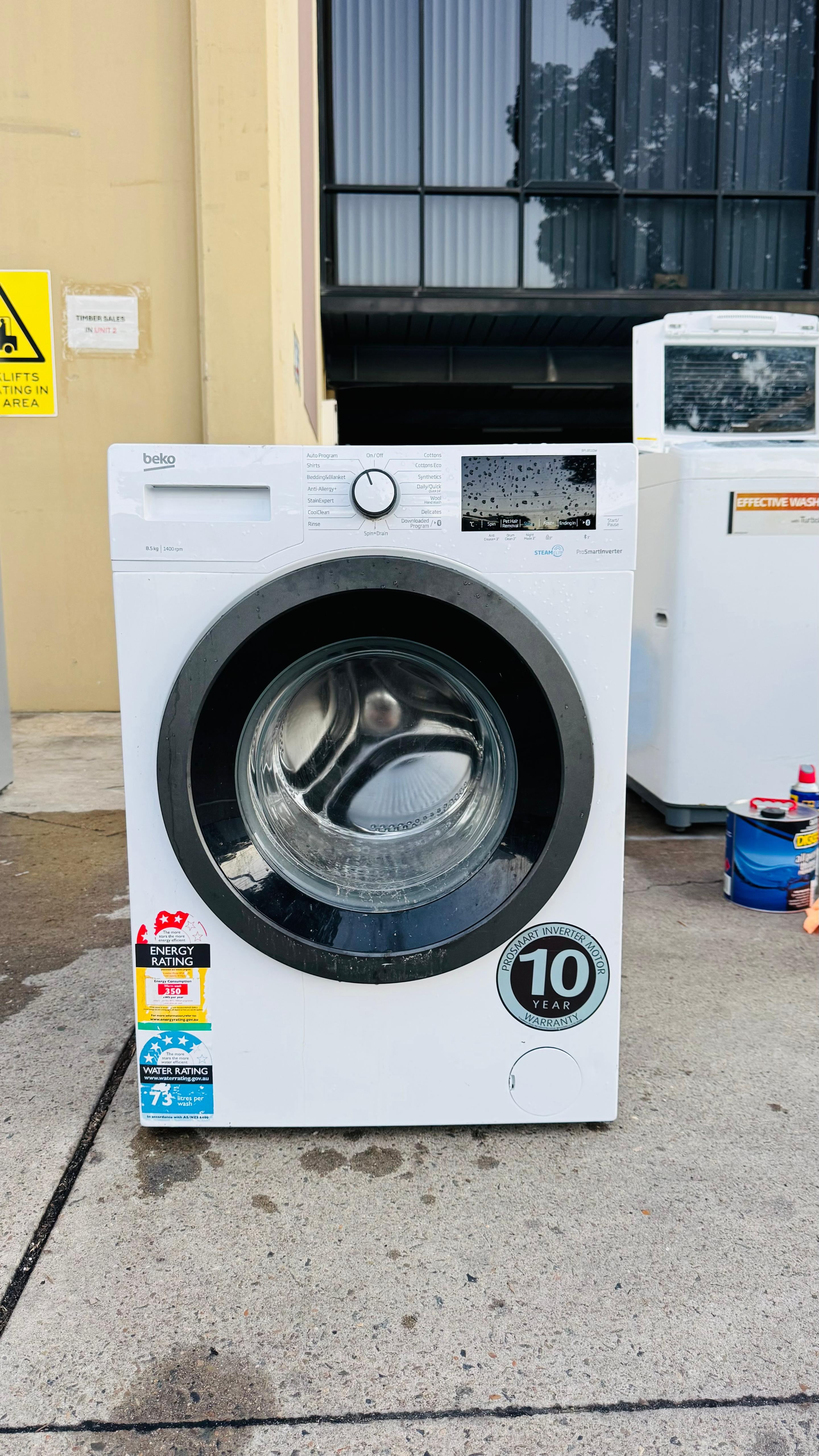 BEKO 8.5 KGS FRONT LOADER WASHING MACHINE