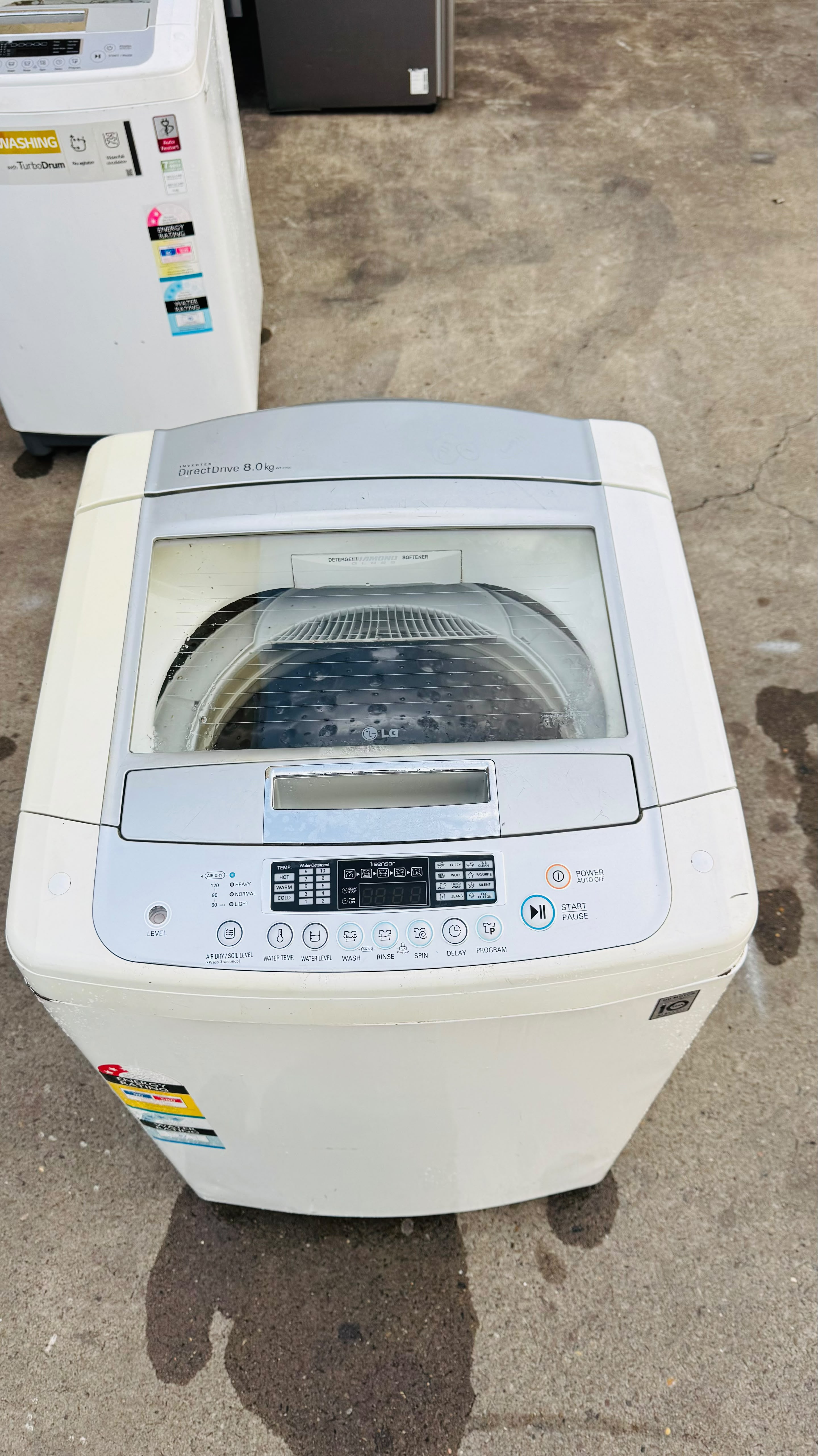LG 8KGS TOP LOADER WASHING MACHINE