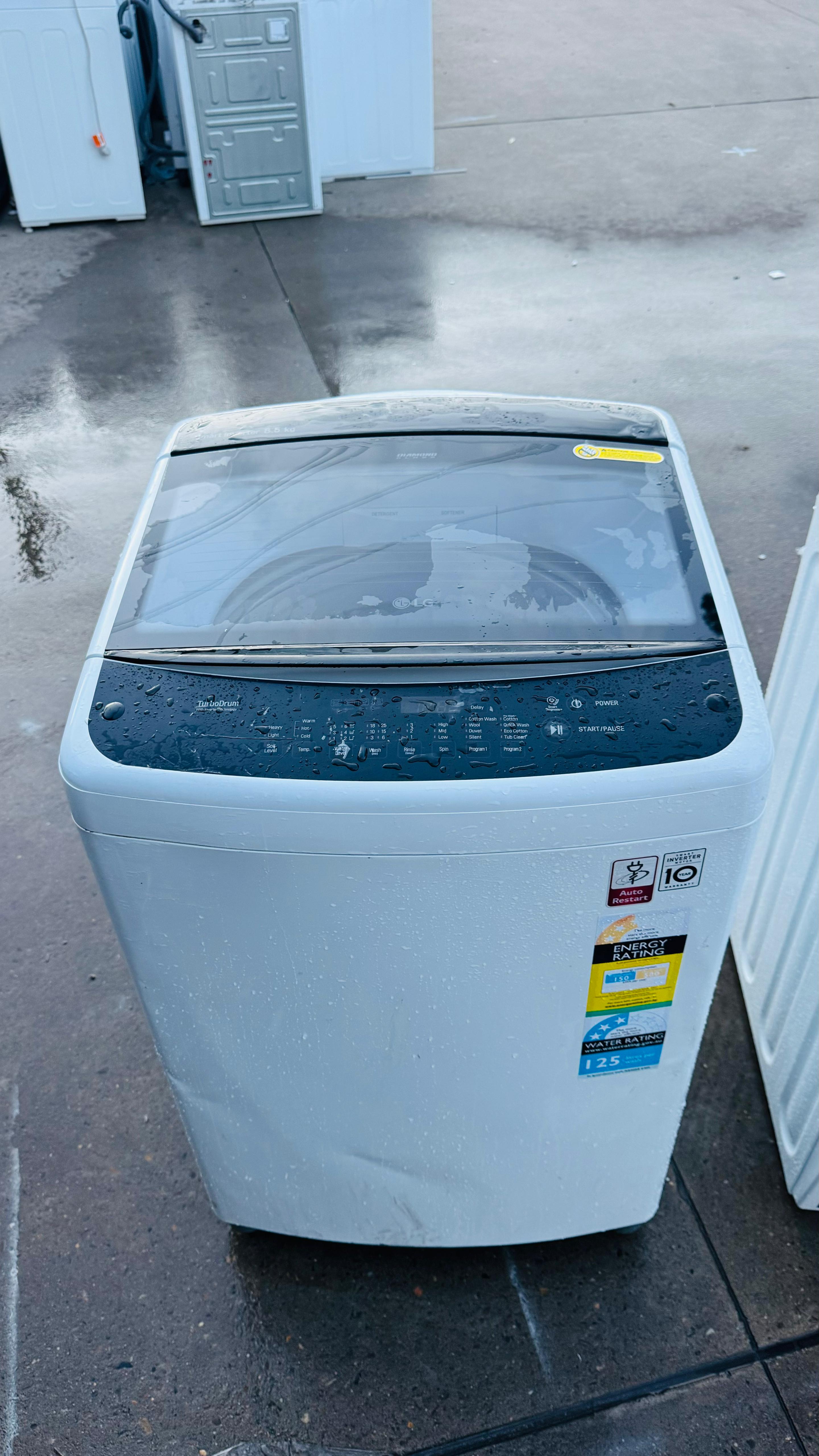 LG 8.5KGS TOP LOADER WASHING MACHINE