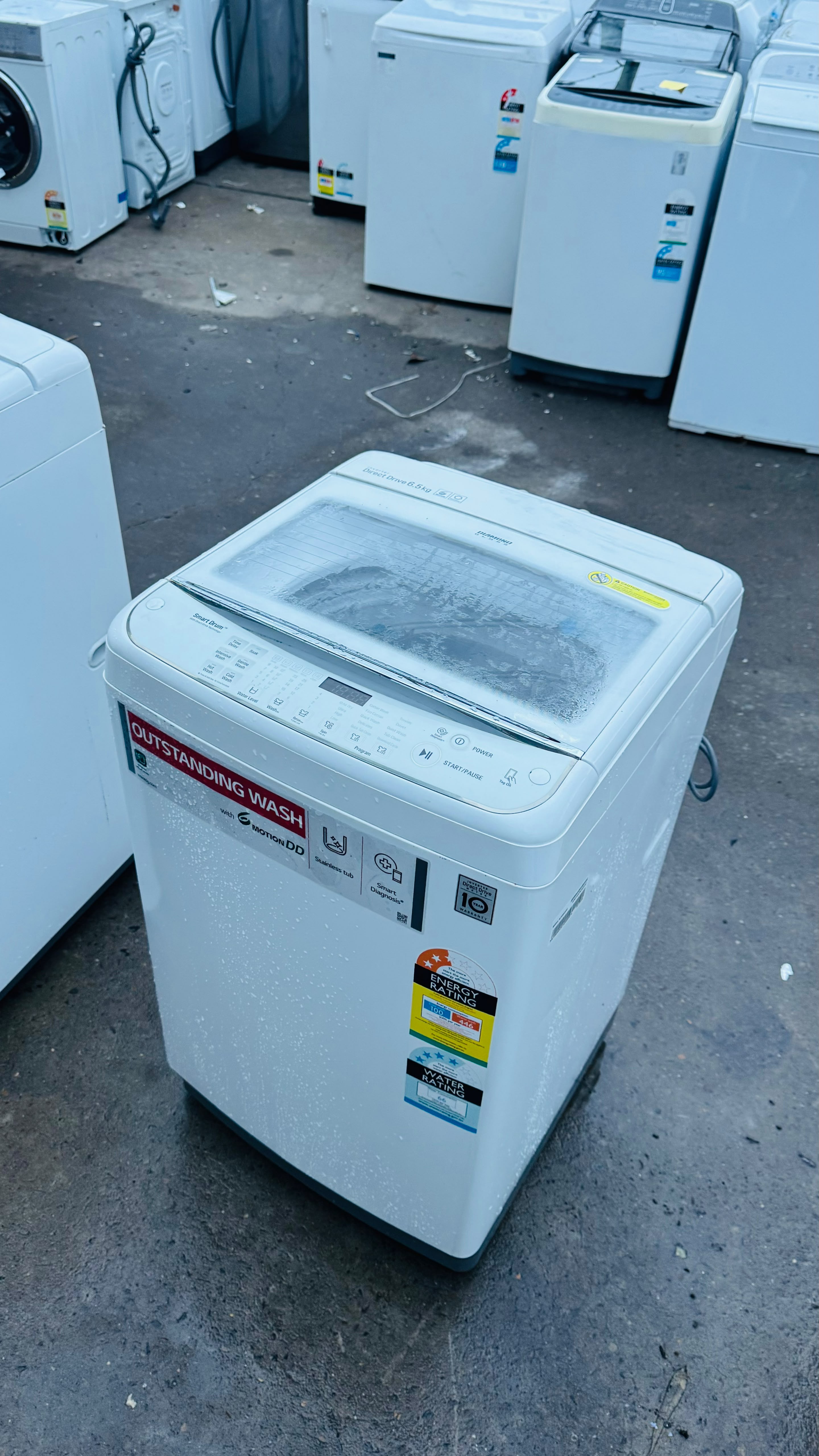 LG 6.5KGS TOP LOADER WASHING MACHINE