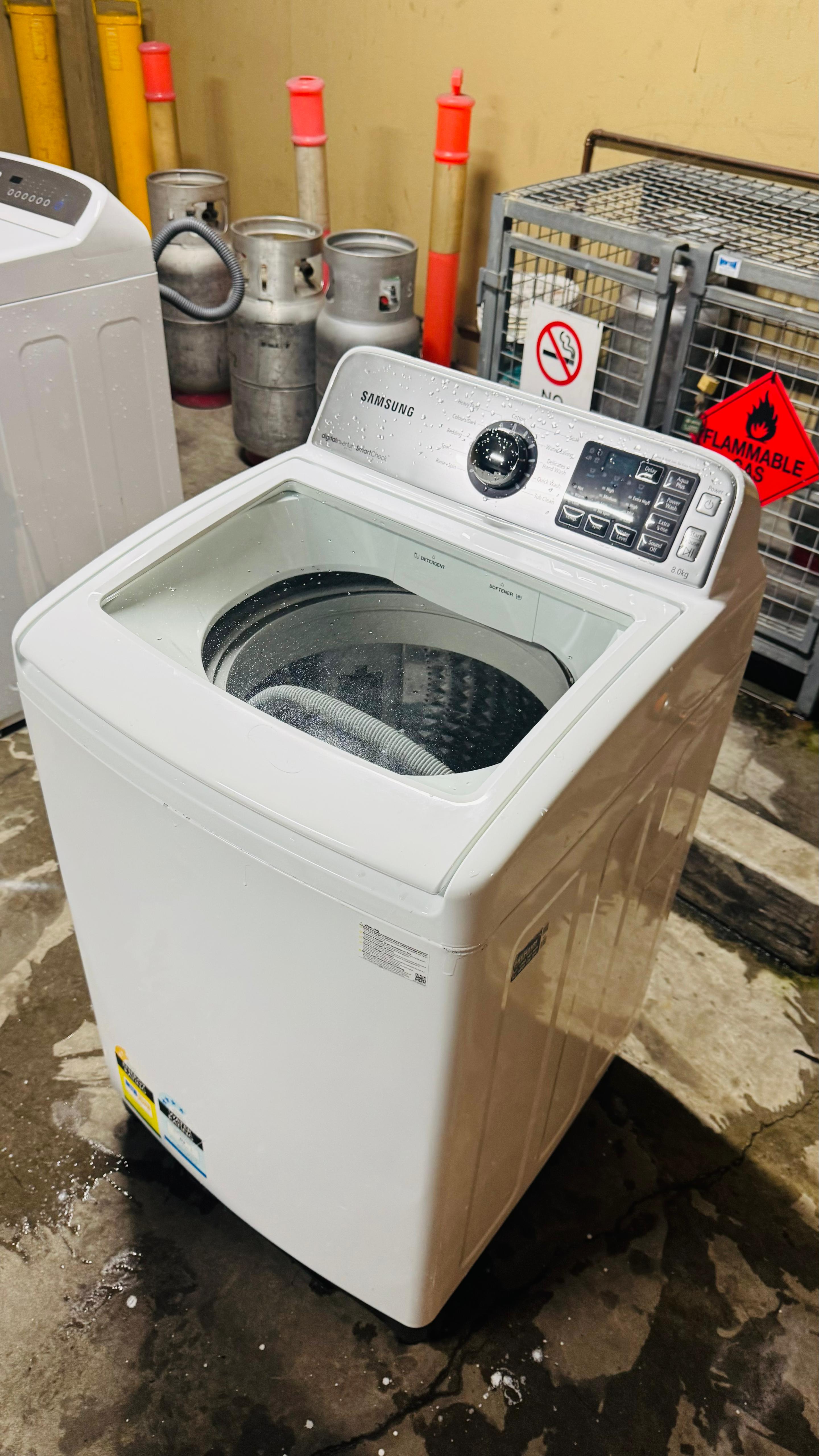 SAMSUNG 8 KGS TOP LOADER WASHING MACHINE