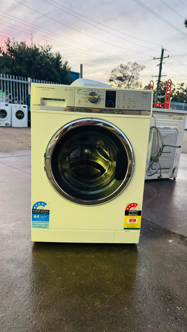 FISHER AND PAYKEL 7.5KGS FRONT LOADER WASHING MACHINE