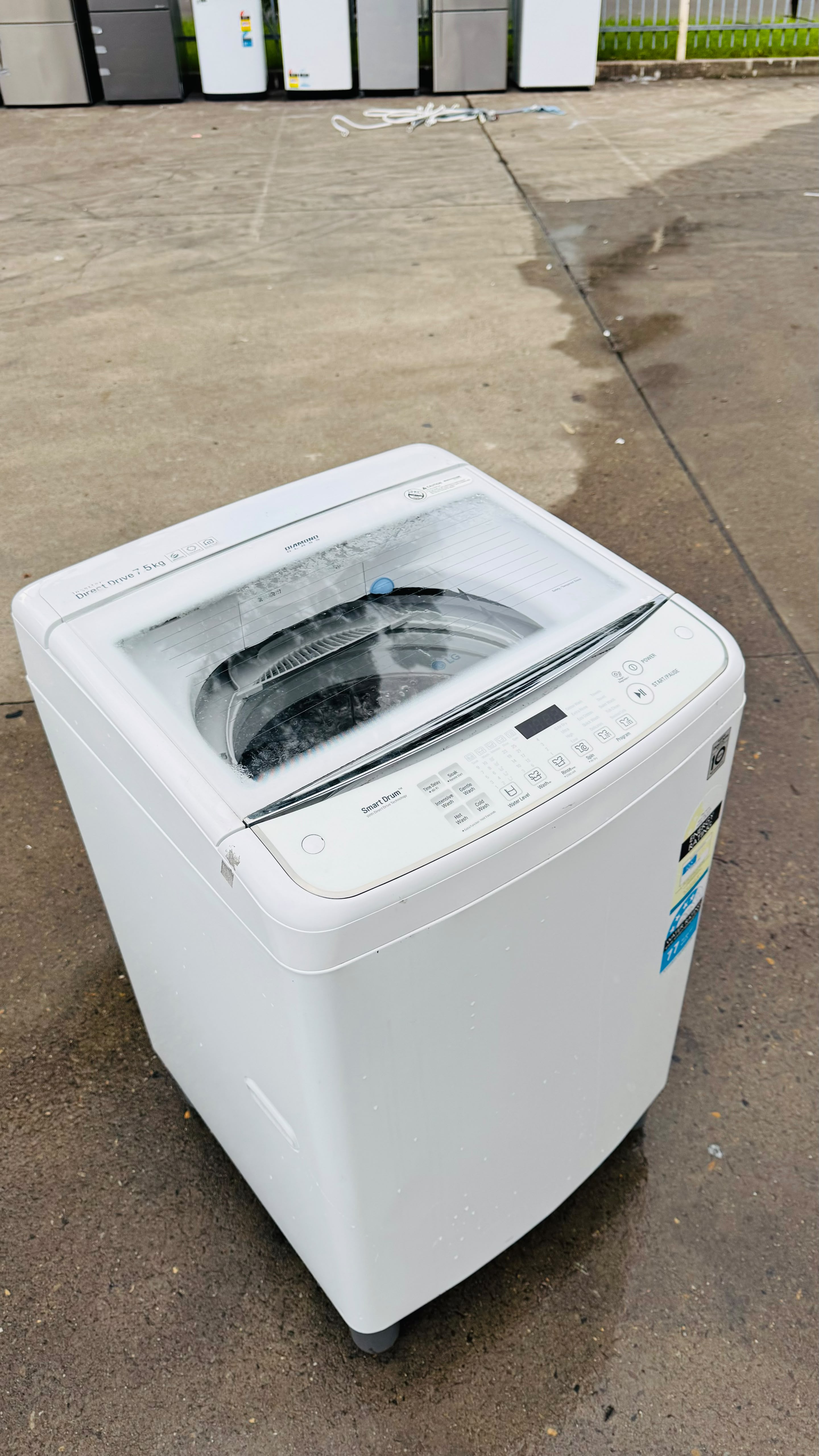 LG 7.5KGS TOP LOADER WASHING MACHINE