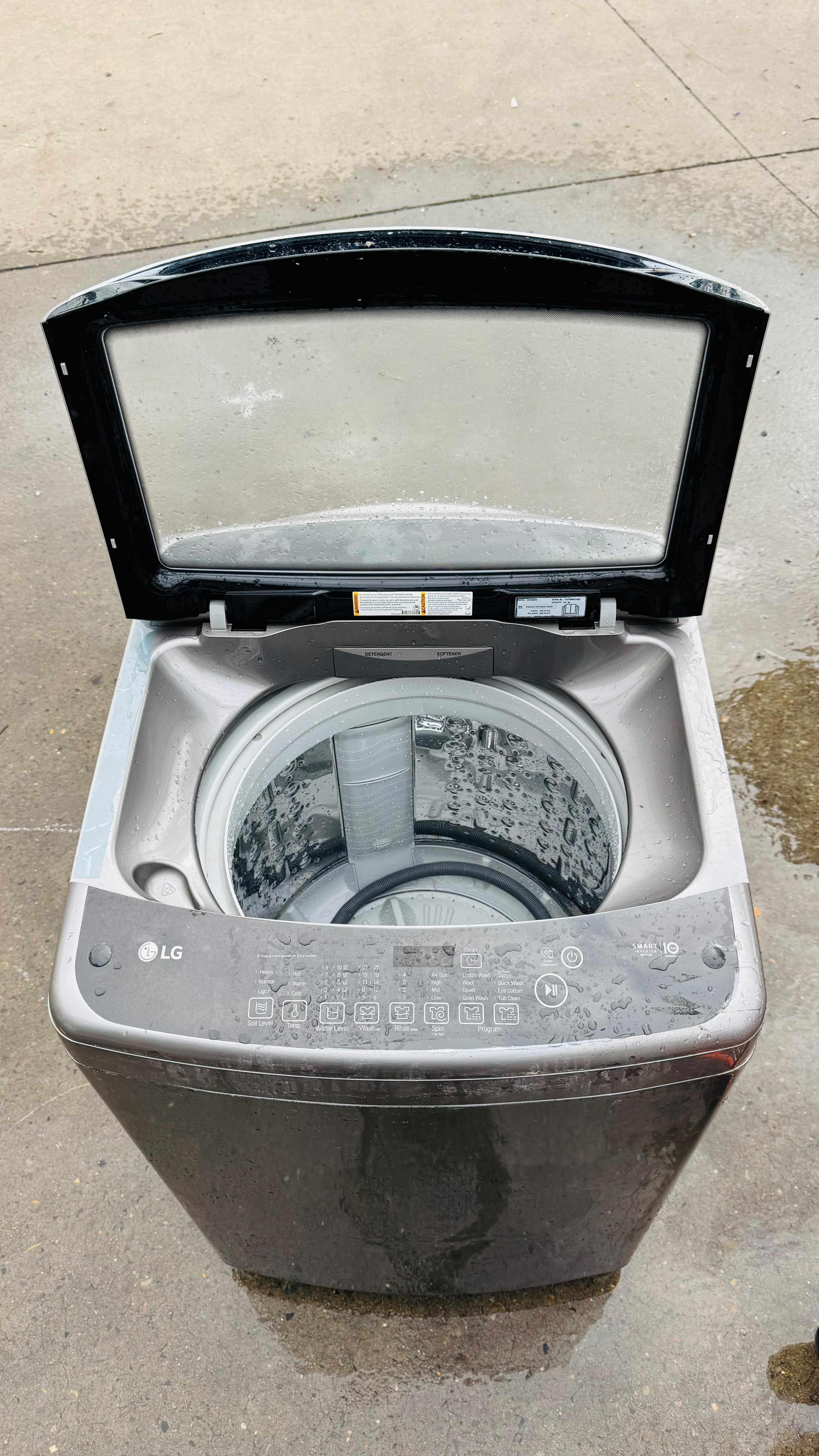 LG 9KGS TOP LOADER WASHING MACHINE