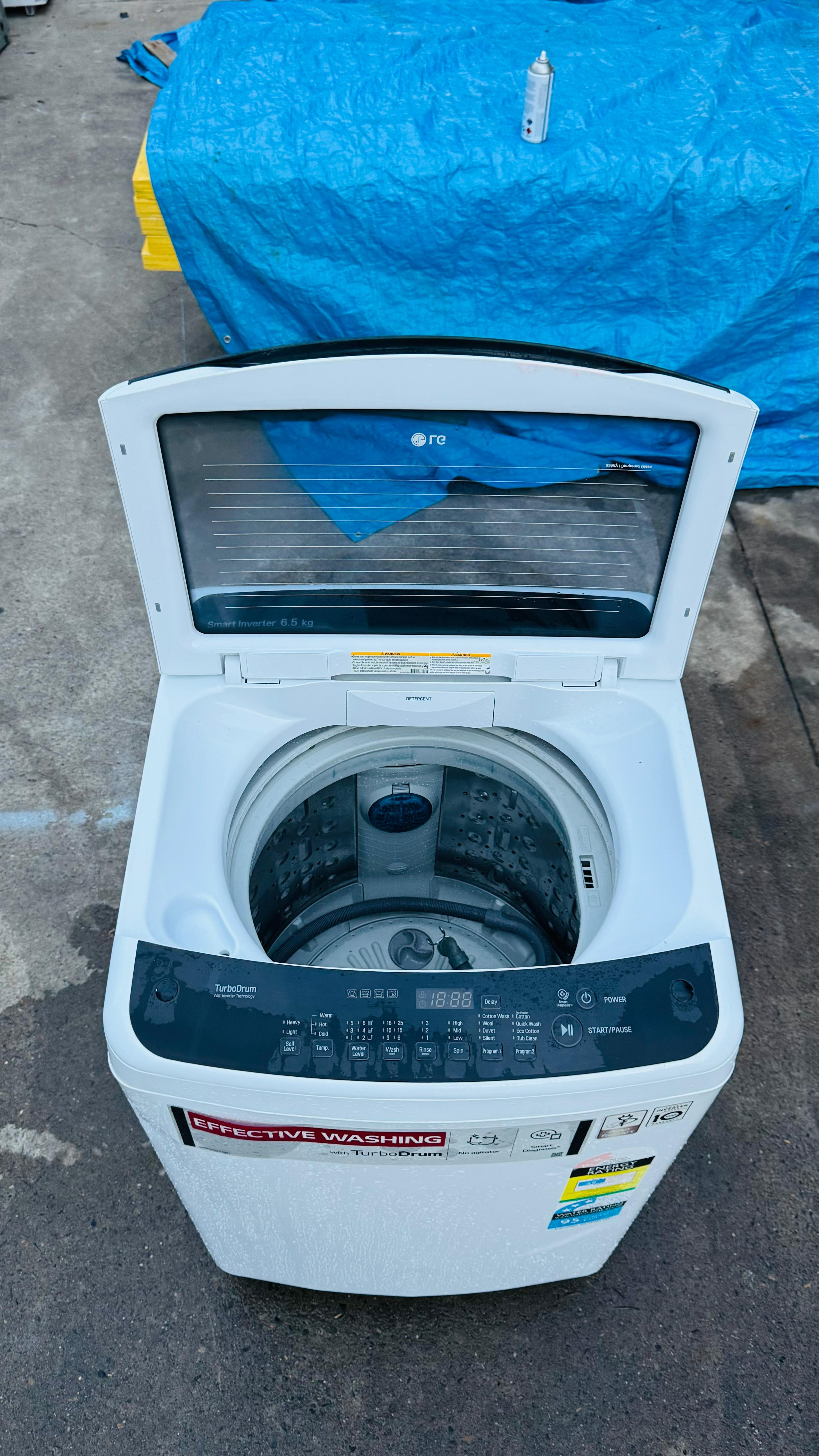 LG 6.5KGS TOP LOADER WASHING MACHINE