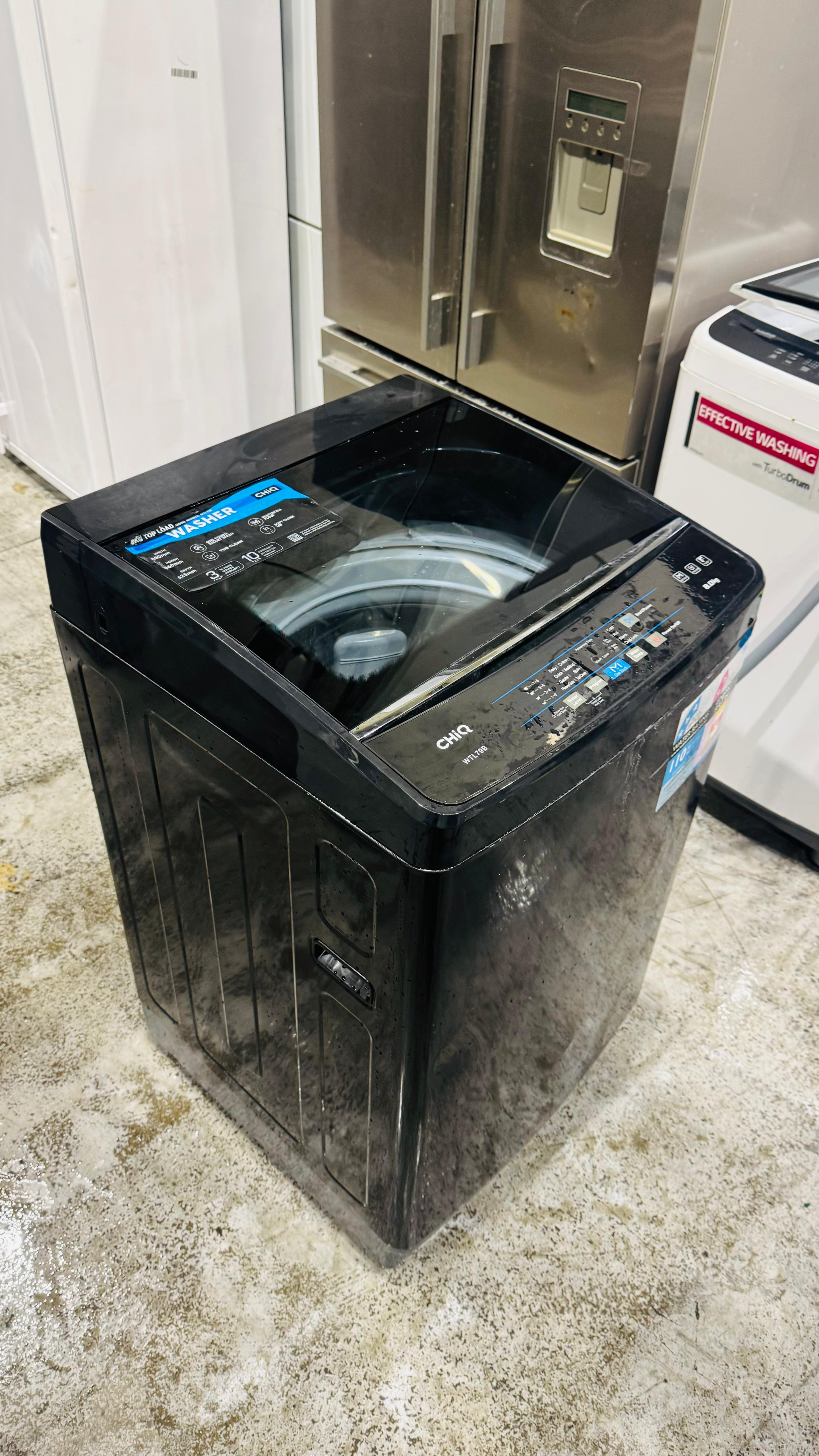 CHIQ 8 KGS TOP LOADER WASHING MACHINE