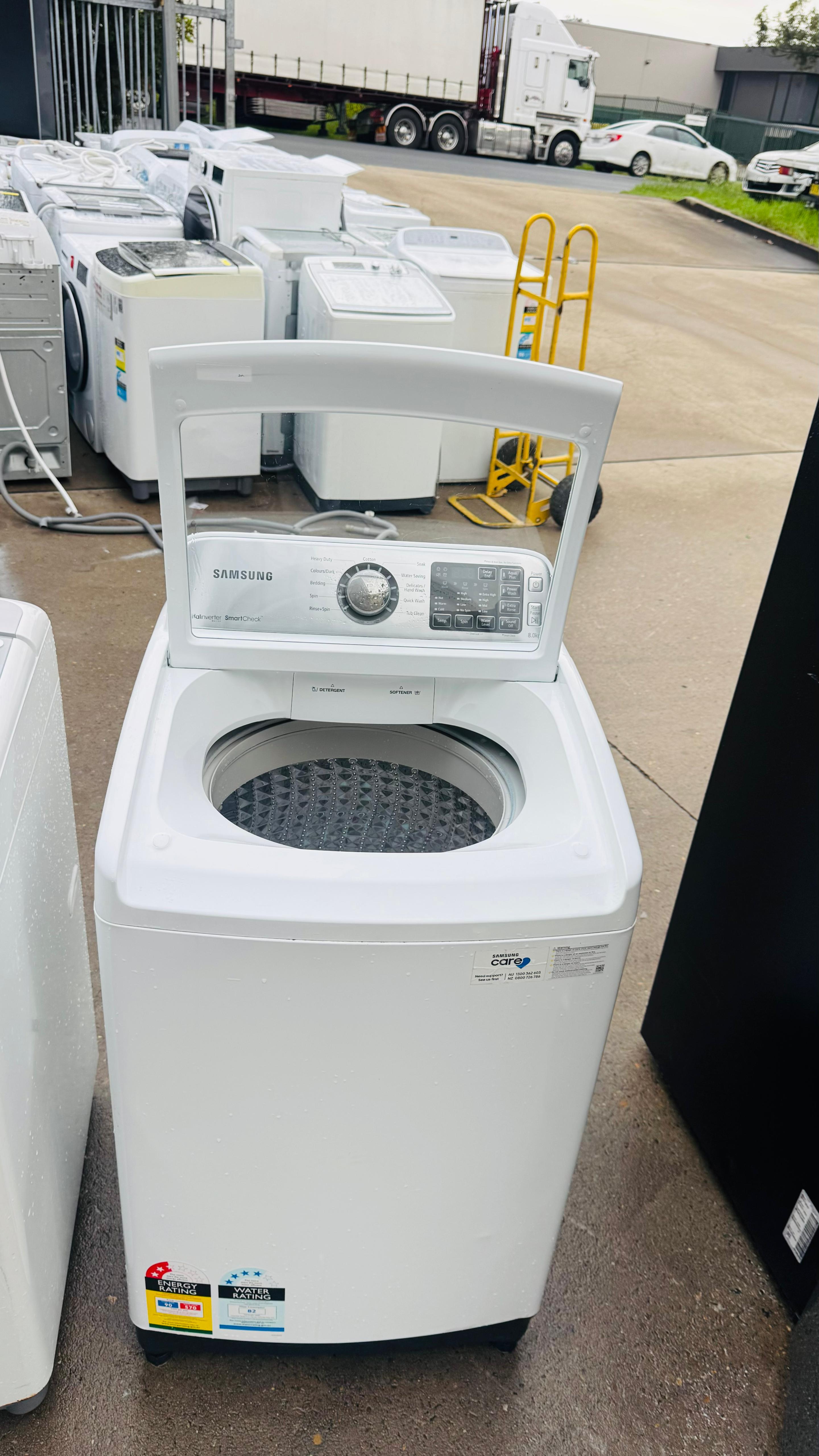 SAMSUNG 8KGS TOP LOADER WASHING MACHINE