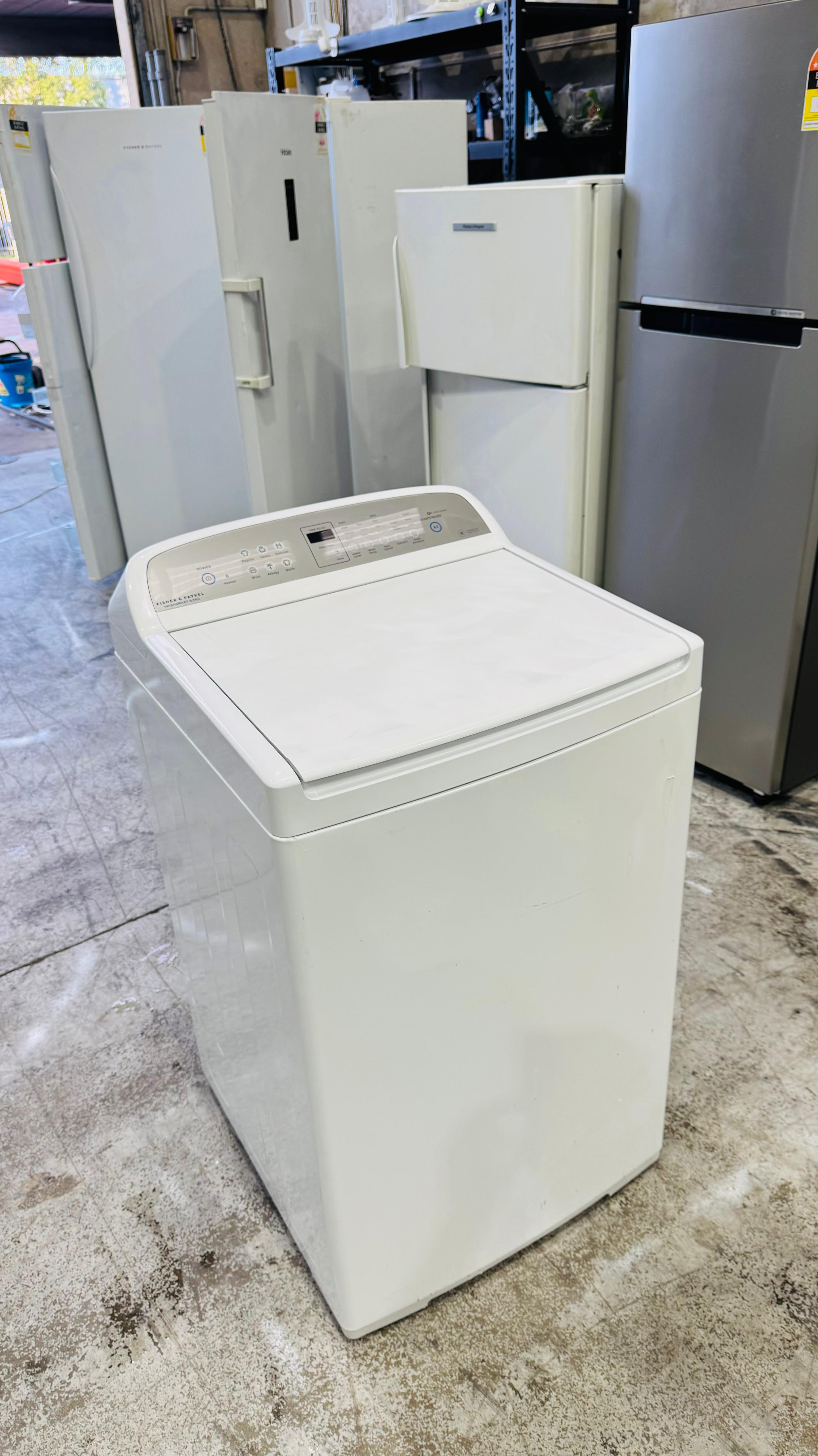 FISHER AND PAYKEL 8.5KGS TOP LOADER WASHING MACHINE
