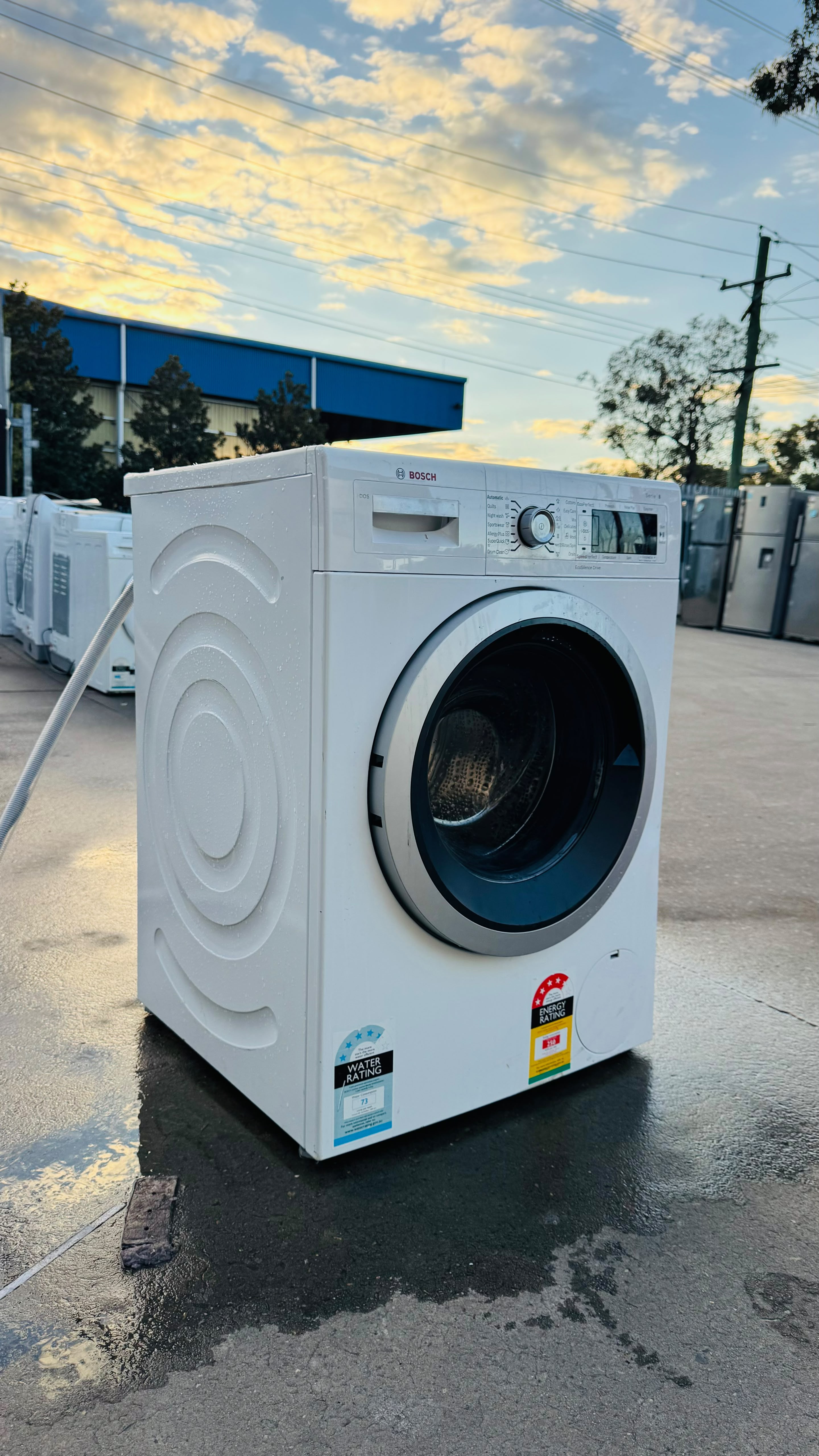 BOSCH 8.5KGS FRONT LOADER WASHING MACHINE