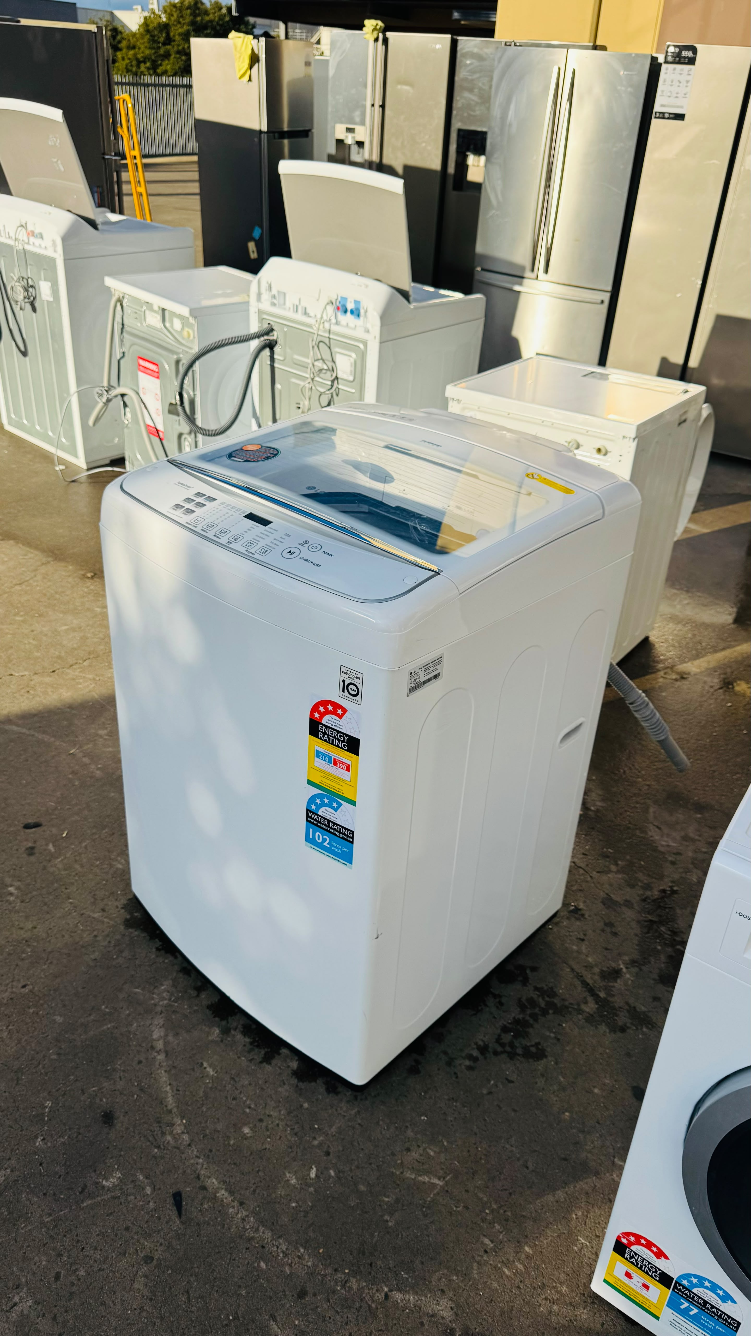 LG 10KGS TOP LOADER WASHING MACHINE