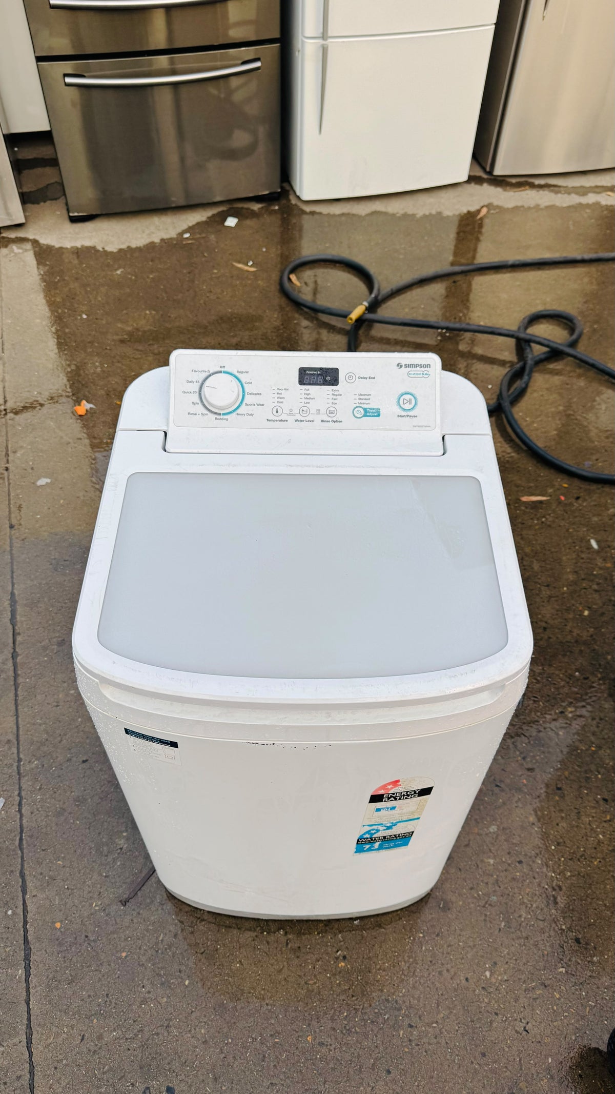 SIMPSON 6KGS TOP LOADER WASHING MACHINE